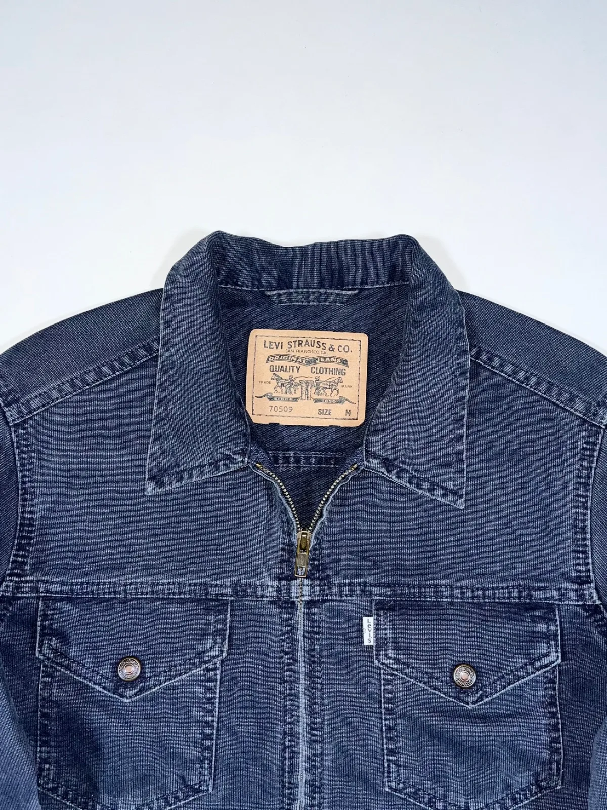 Vintage Levi’s Zip-Up Danim Jacket — photo 2