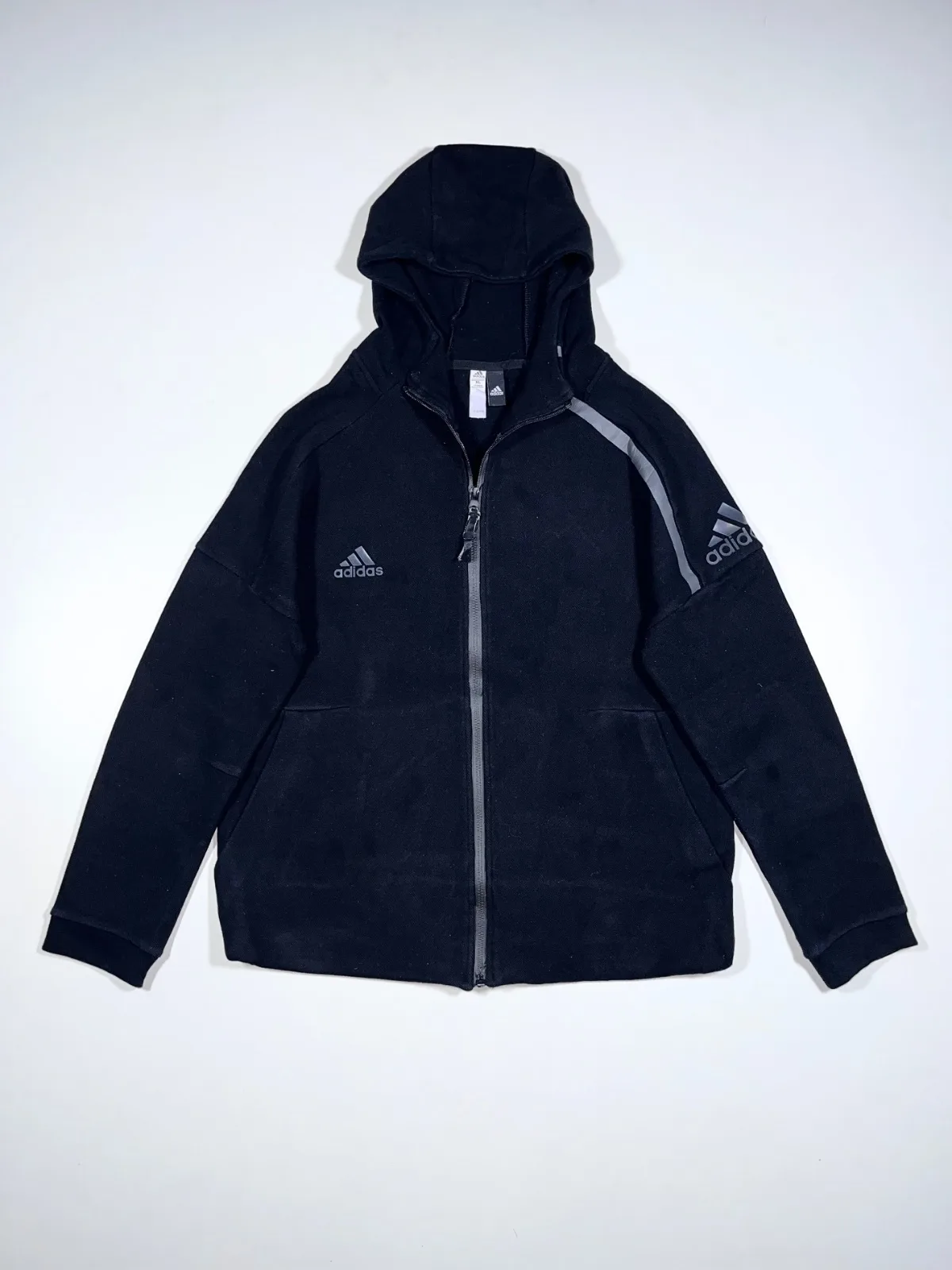 Vintage Adidas Zip-Up Hooded Jacket