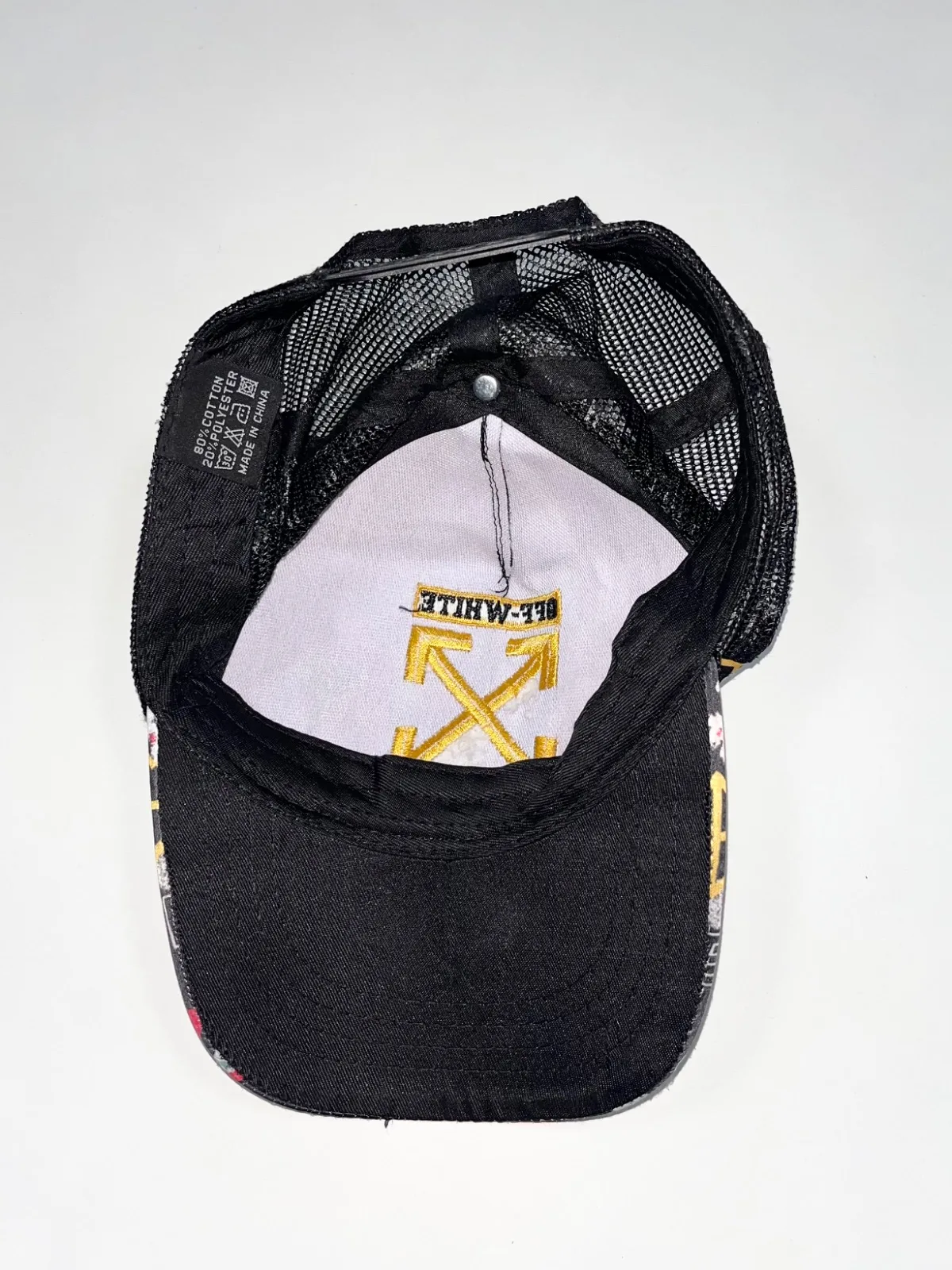 Vintage Off-White Embroidered Logo Cap — photo 5