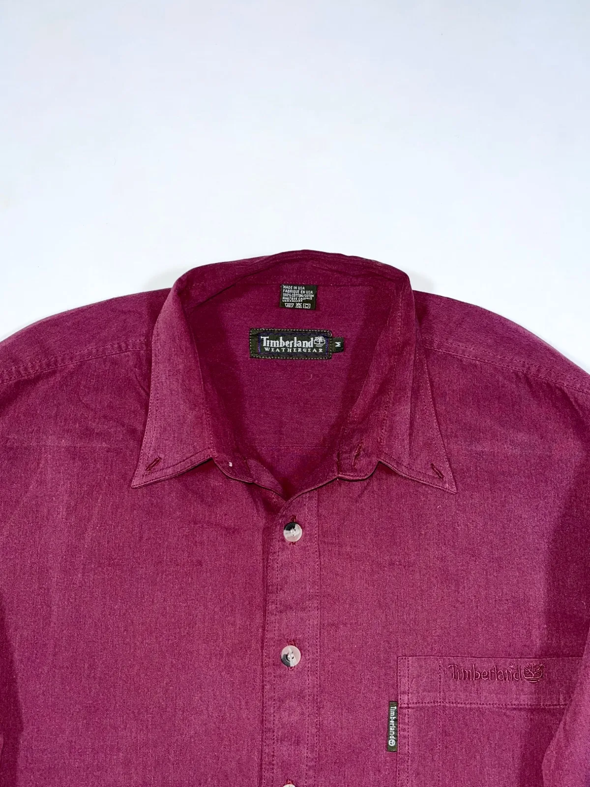 Vintage Timberland Wine Shirt — photo 2