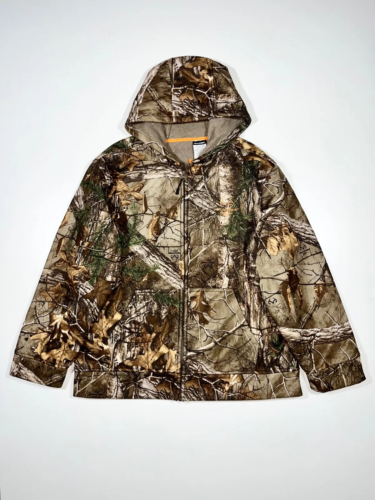 Realtree Zip-Up Oversized Hooded Jacket