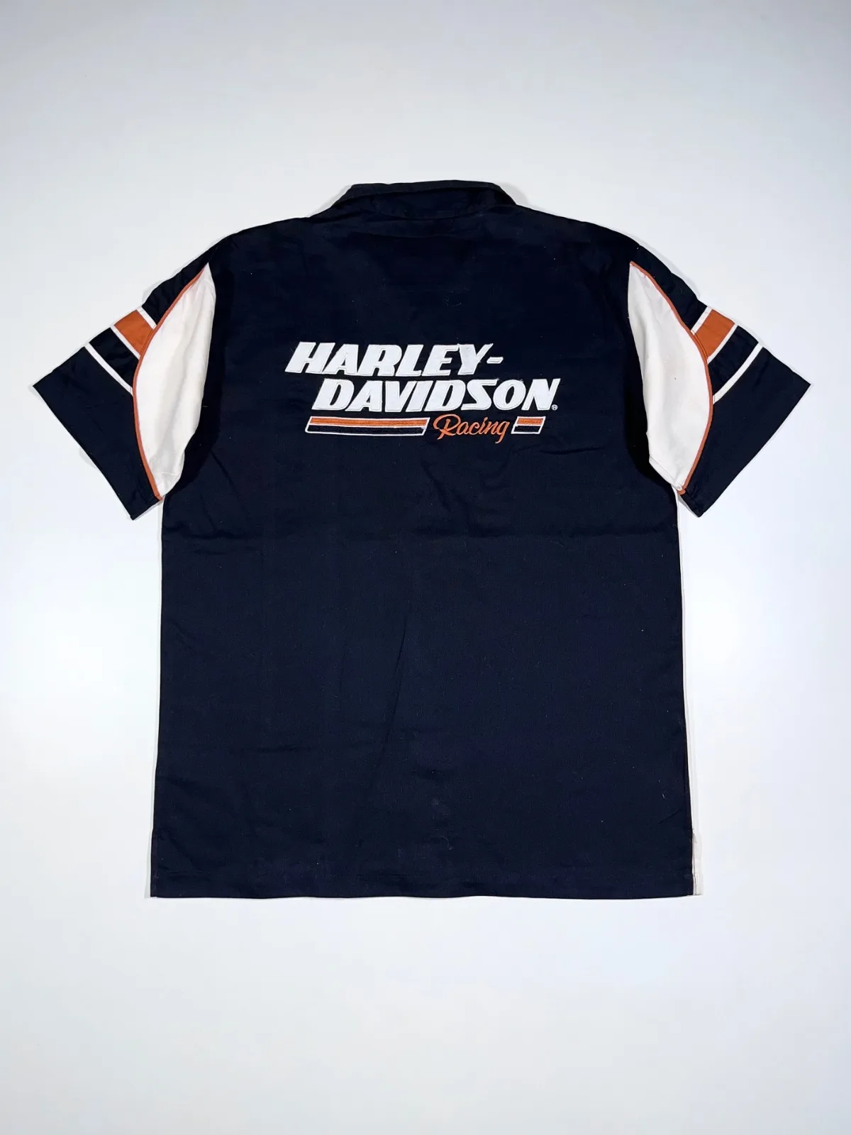 Vintage Harley-Davidson Racing Screamin’ Eagle Button-Up Shirt — photo 5