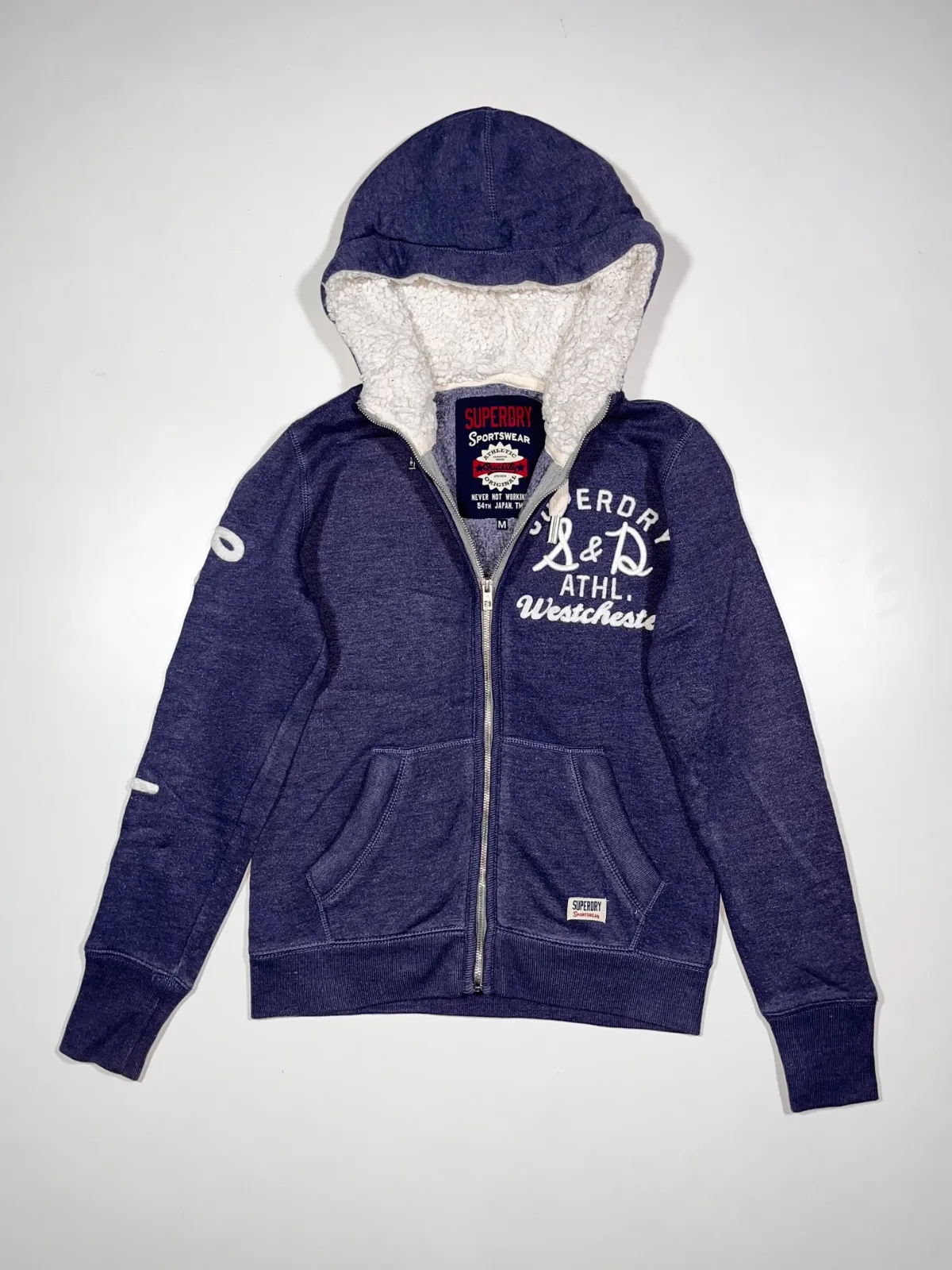 Vintage Superdry Zip-Up Hooded Jacket