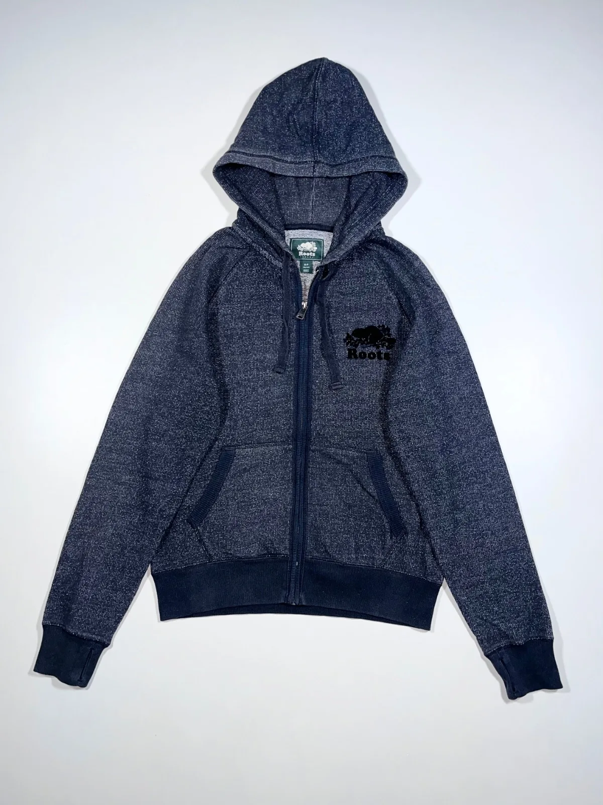 Roots Canada Zip-Up Hooded Vintage Jacket