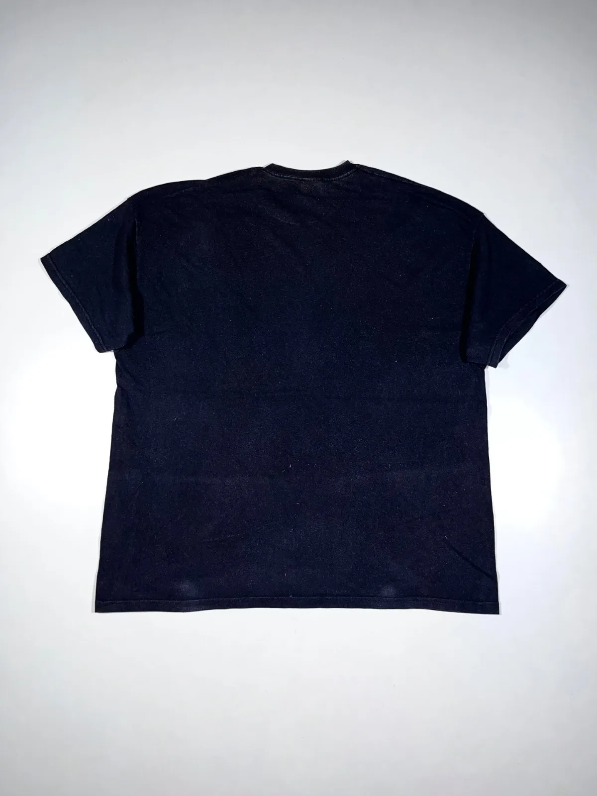 Vintage Plain Black Oversized T-shirt — photo 4