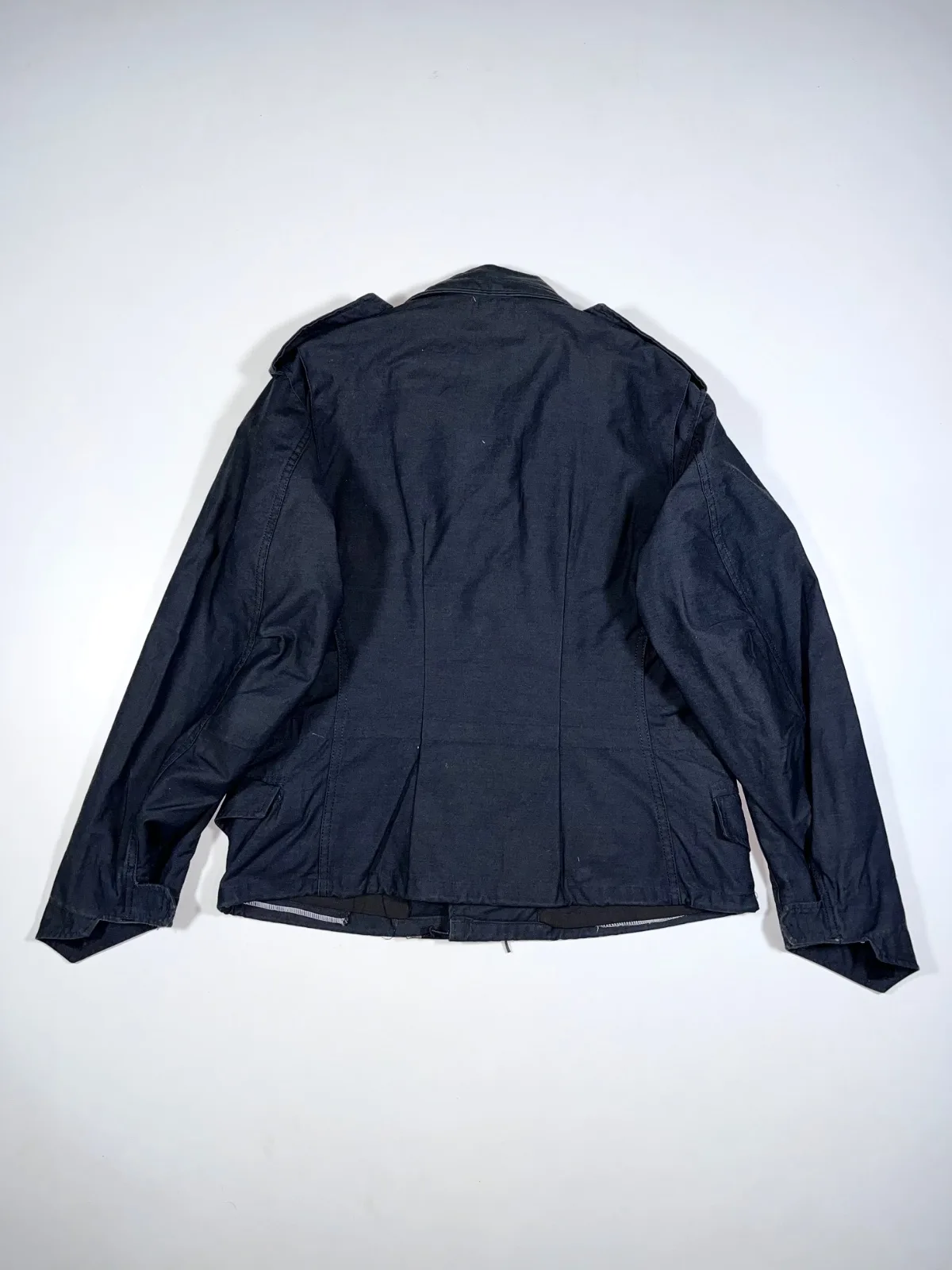 Vintage Alpha Industries M-65 Field Jacket – Black Military Utility Coat — photo 4