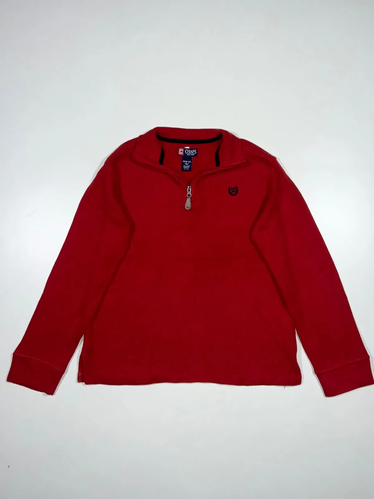 Vintage Chaps Qurter Zip-Up Sweater