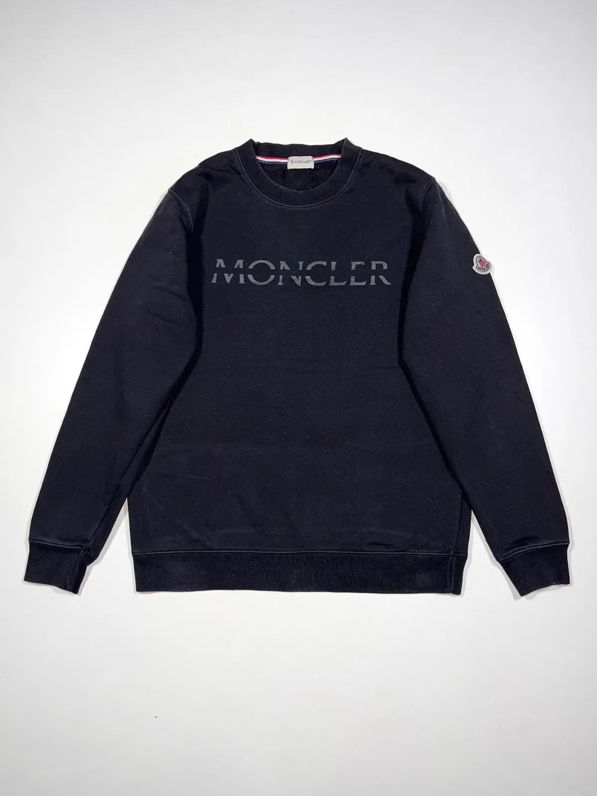 Moncler Man’s Black Crewneck Sweatshirt