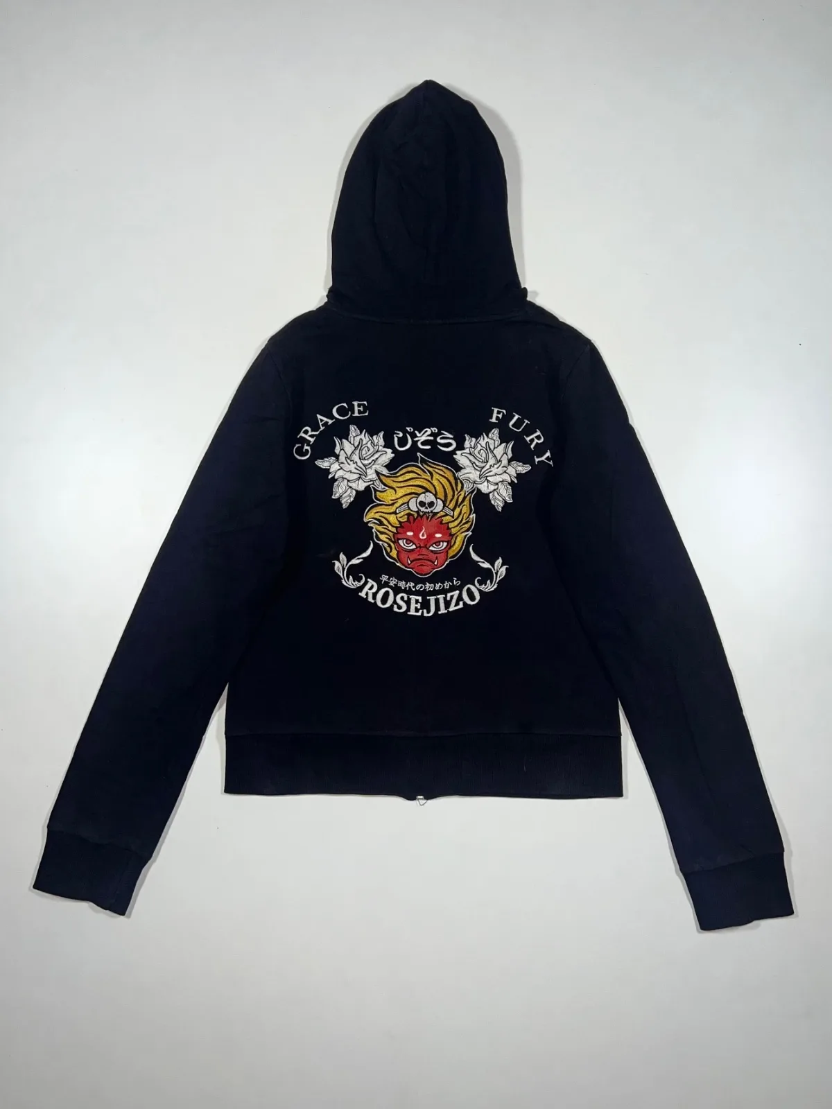 Jizo Bosatsu Embroidered Zip-Up Hooded Jacket — photo 4