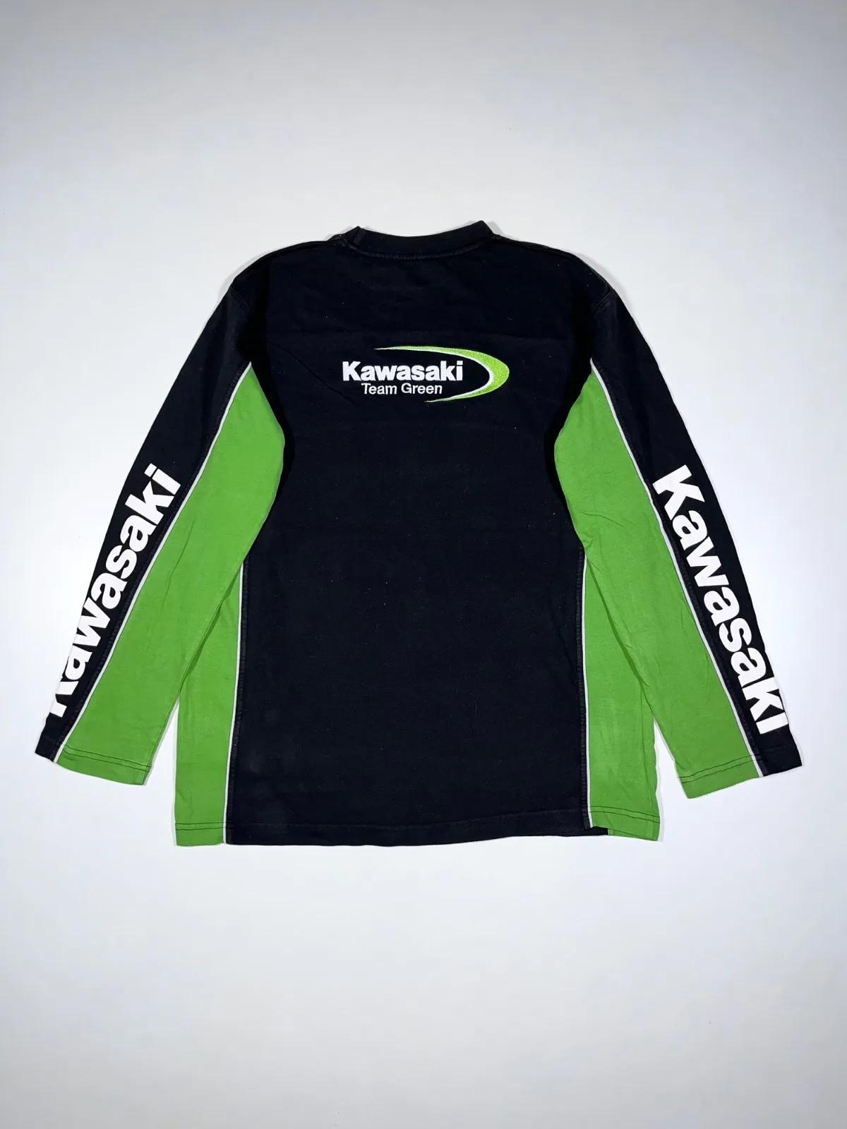 Vintage Kawasaki Team Green Long Sleeve Racing Shirt | Genuine Accessories Moto — photo 4