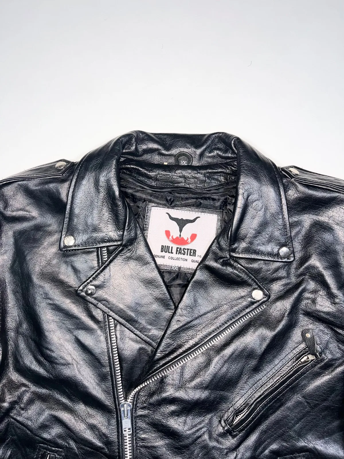 Bull Fasters Heavy Leather Riding Jacket — photo 2