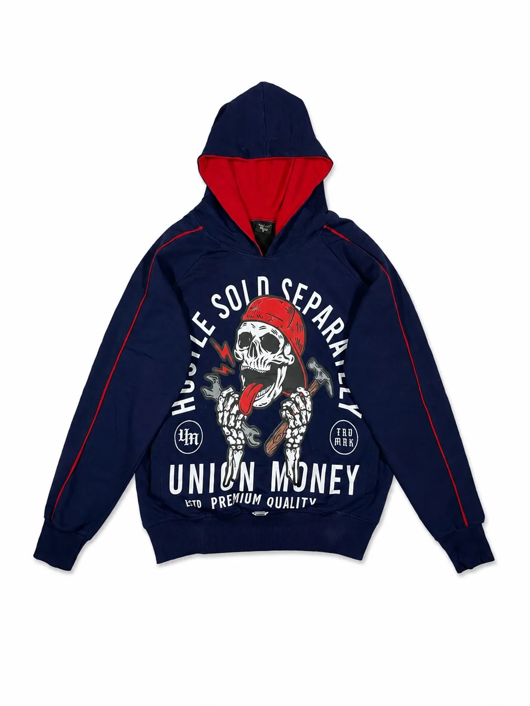 Vintage Skull Graphic Printed hoodie
