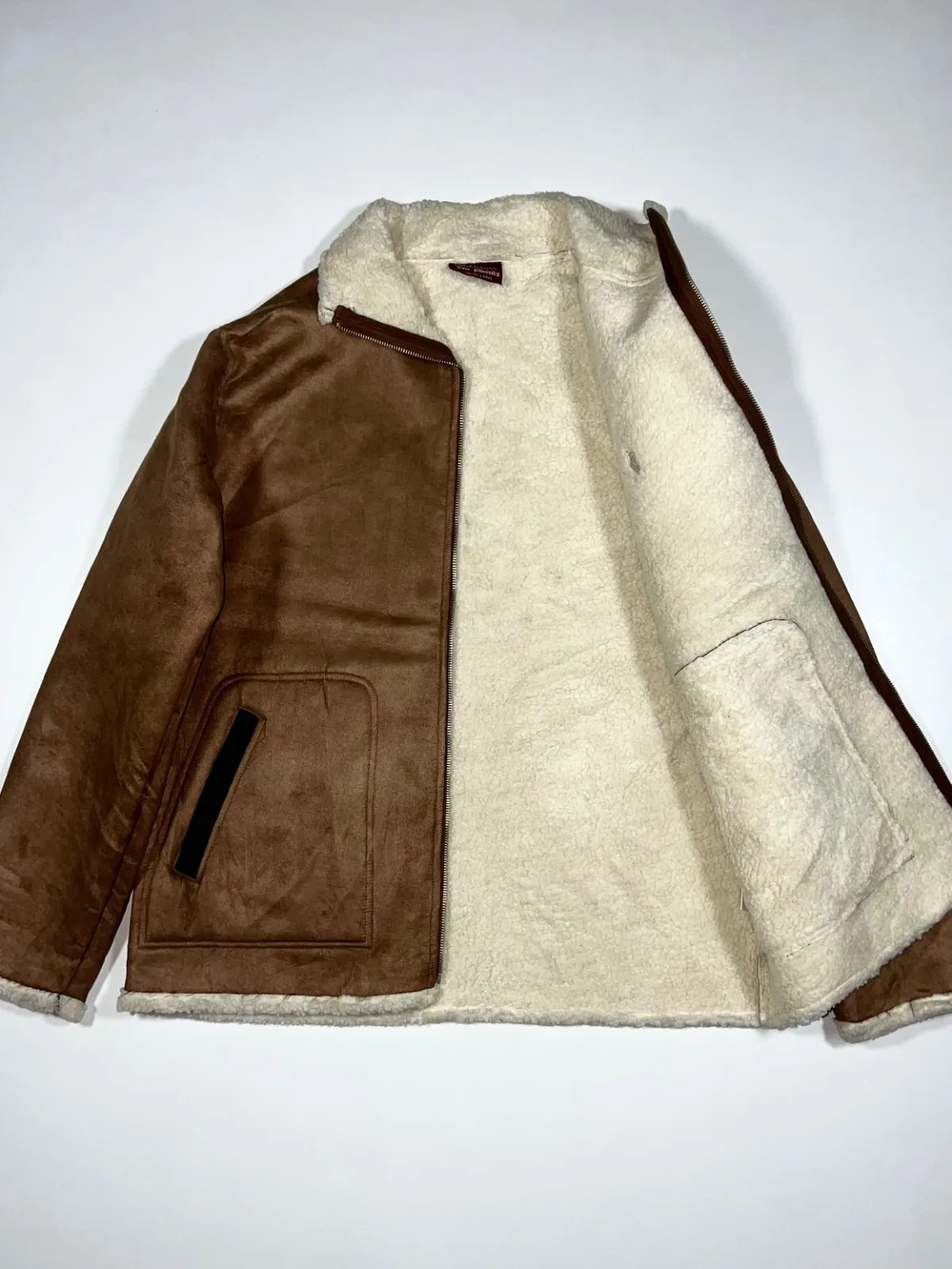 Polo Classic Sued Leather Jacket Fur Inside — photo 3