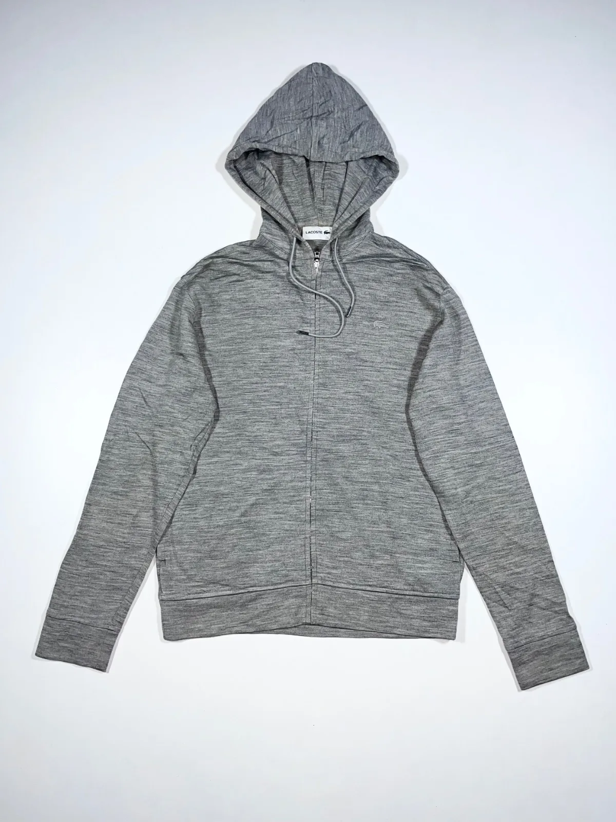 Vintage Lacoste Y2K Zip-Up Hooded Jacket