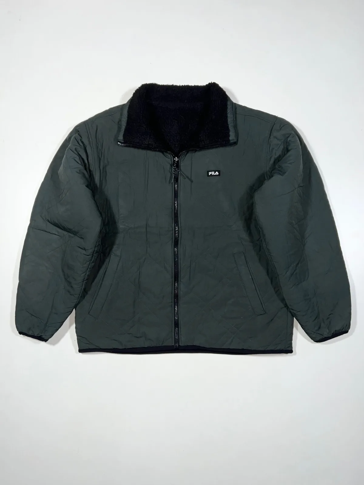 Vintage Fila 2in1 Reversible Shell & Fleece Jacket
