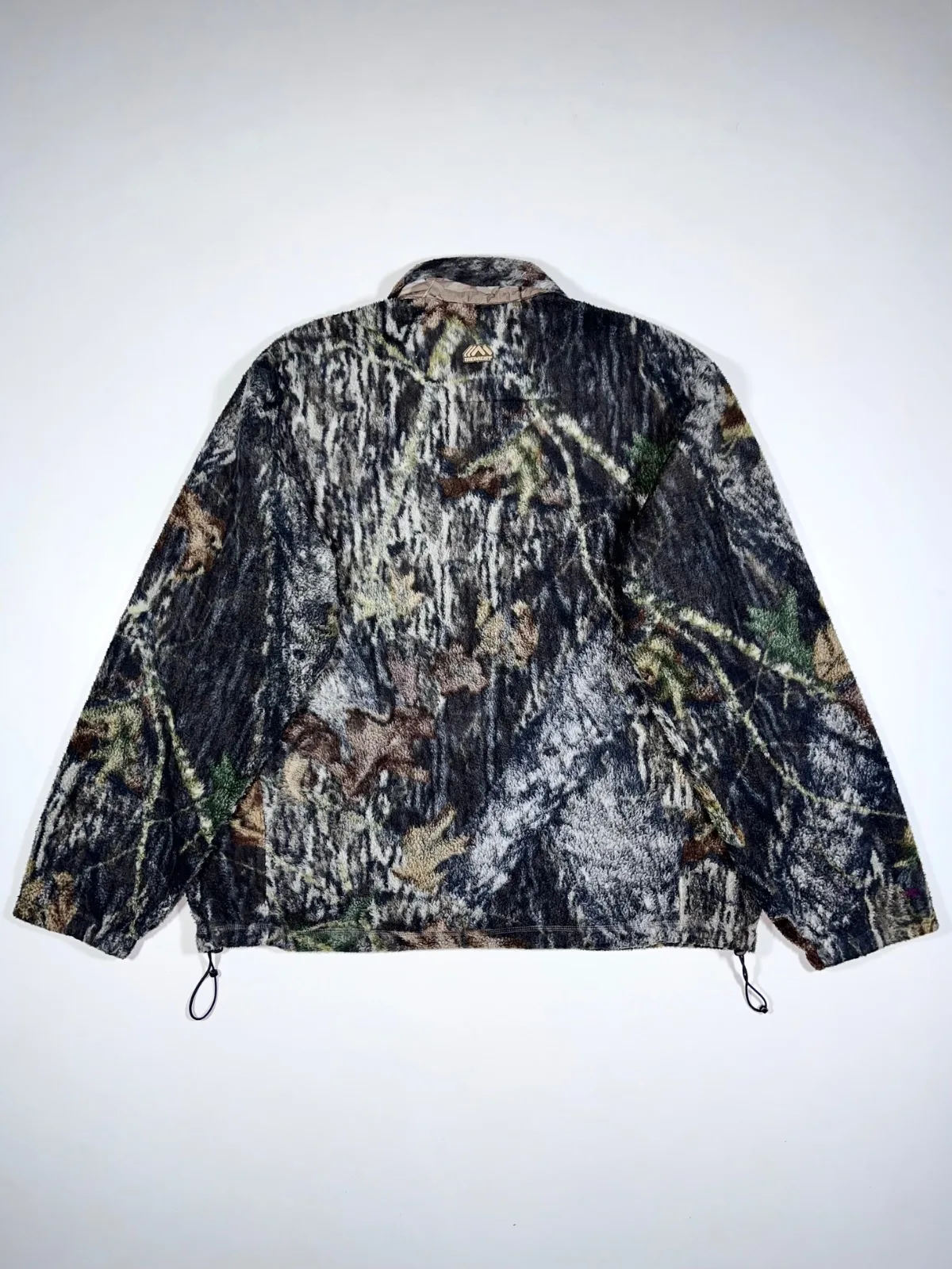 Vintage Medalist Huntgear Camo Fleece Jacket – Woodland Camouflage Full-Zip — photo 4