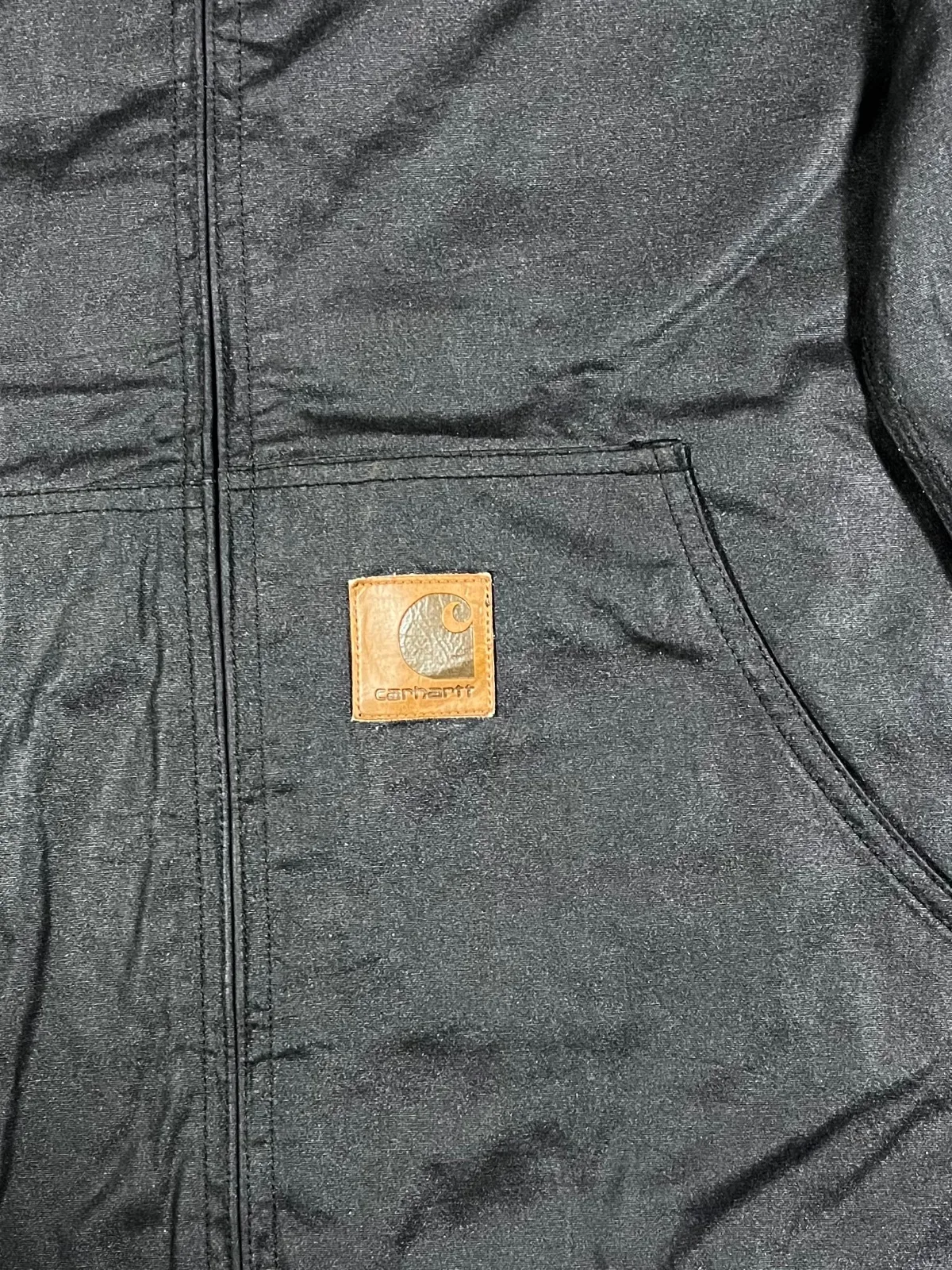 Vintage Carhartt Black Nylon Active Jacket — photo 3