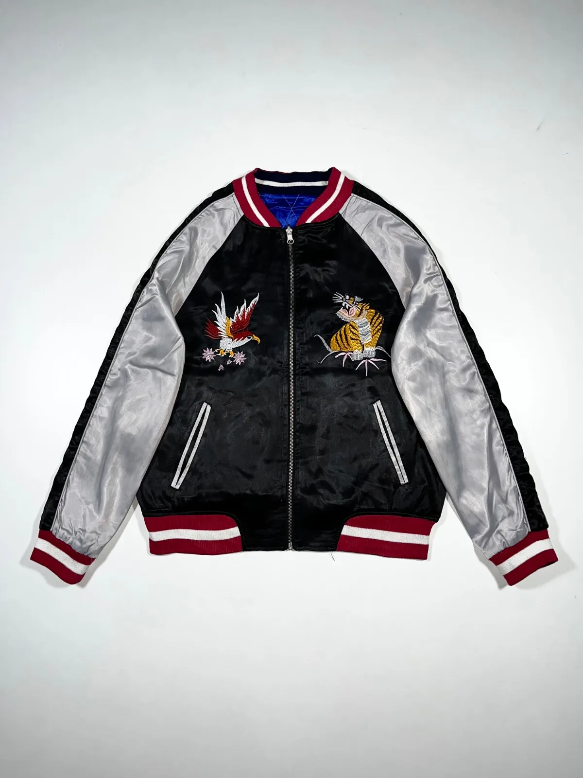 Japanese Sukjan Embroidered Reversible Jacket