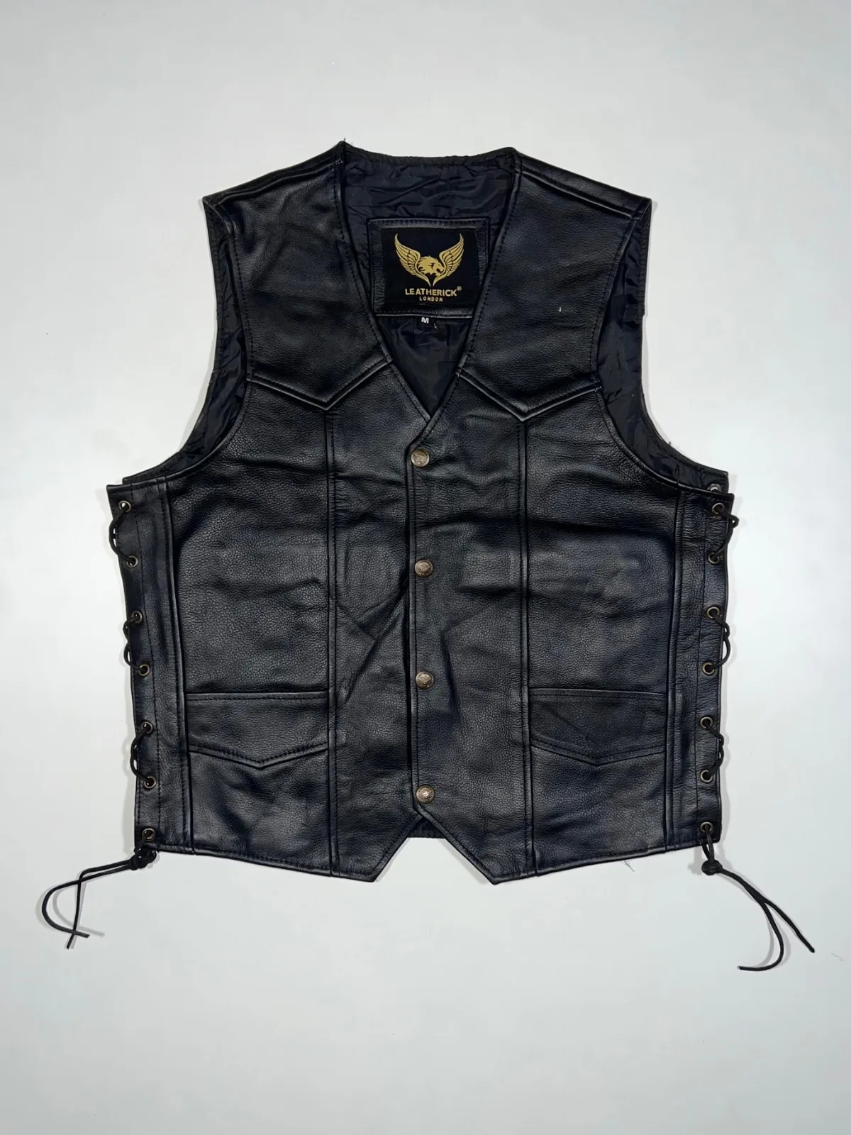 Vintage Leatherick London Leather Vest