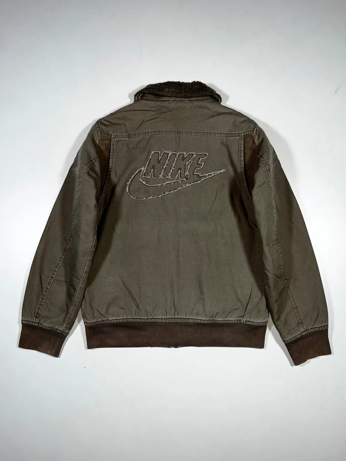 Vintage Nike Hard Cotton Inner Fleece Jacket — photo 5