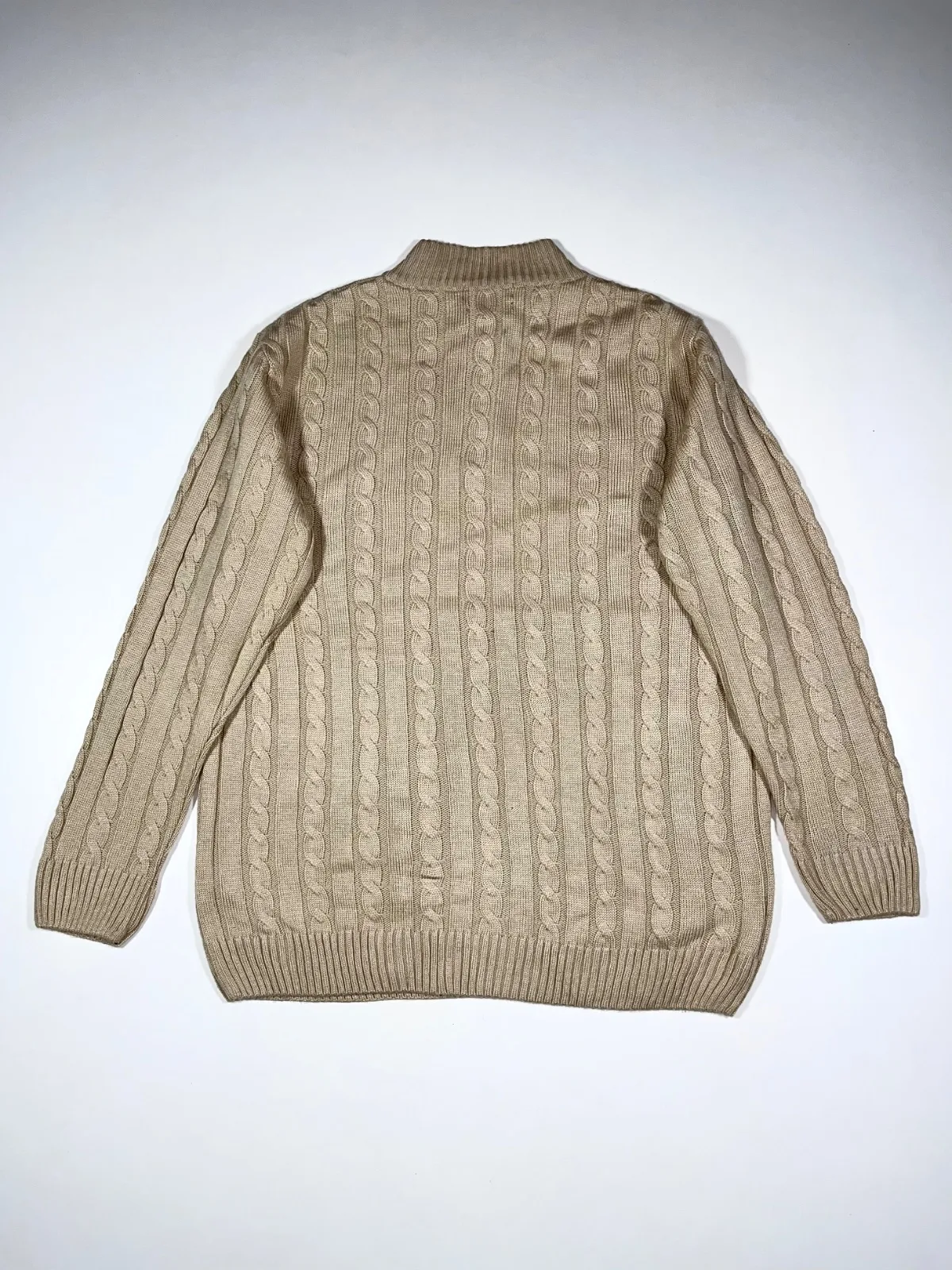 Polo Ralph Lauren Quarter Zipper Cable Knitted Pullover — photo 4