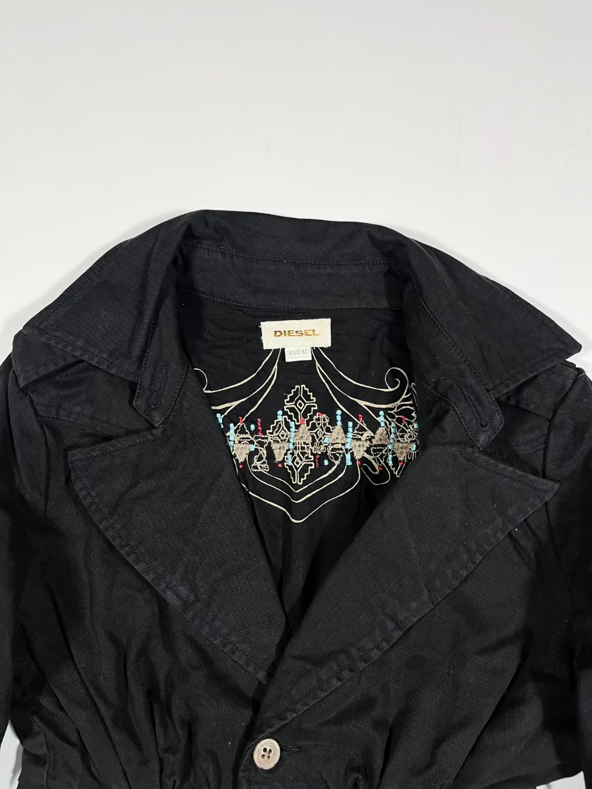 Vintage Diesel Hard Cotton Cropped Jacket — photo 2