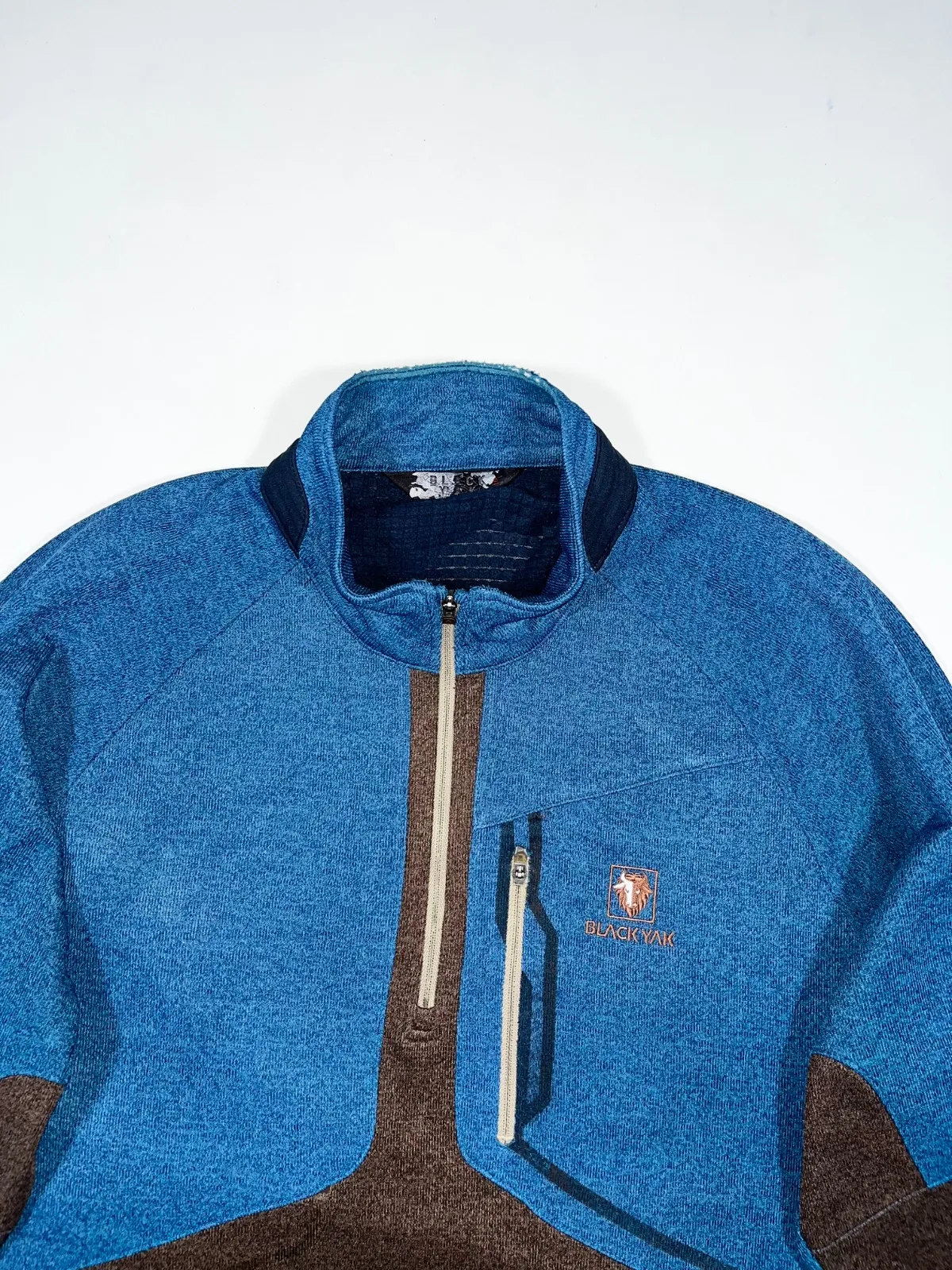 Vintage Black Yak colour Block Quarter Zipper — photo 2