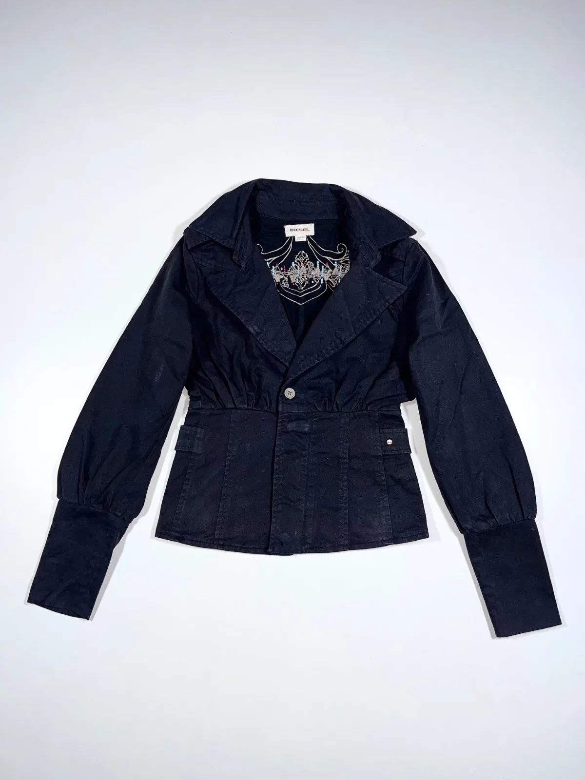 Vintage Diesel Hard Cotton Cropped Jacket
