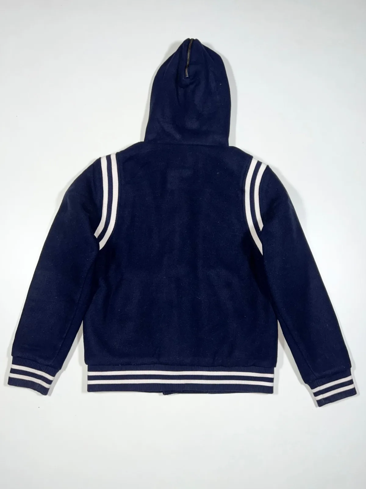 Tommy Hilfiger 90s Vintage Hooded Varsity Jacket — photo 5