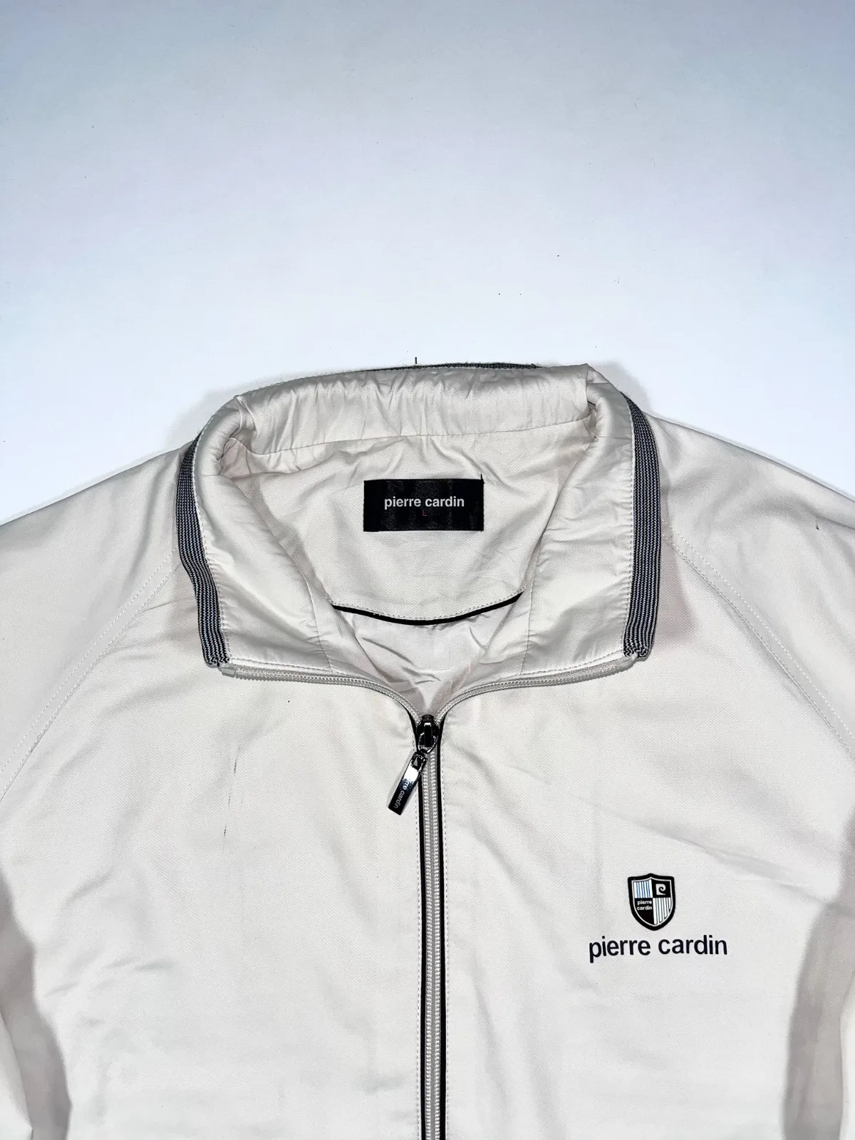Pierre Cardin Oversized Y2K Zip-Up Jacket — photo 2