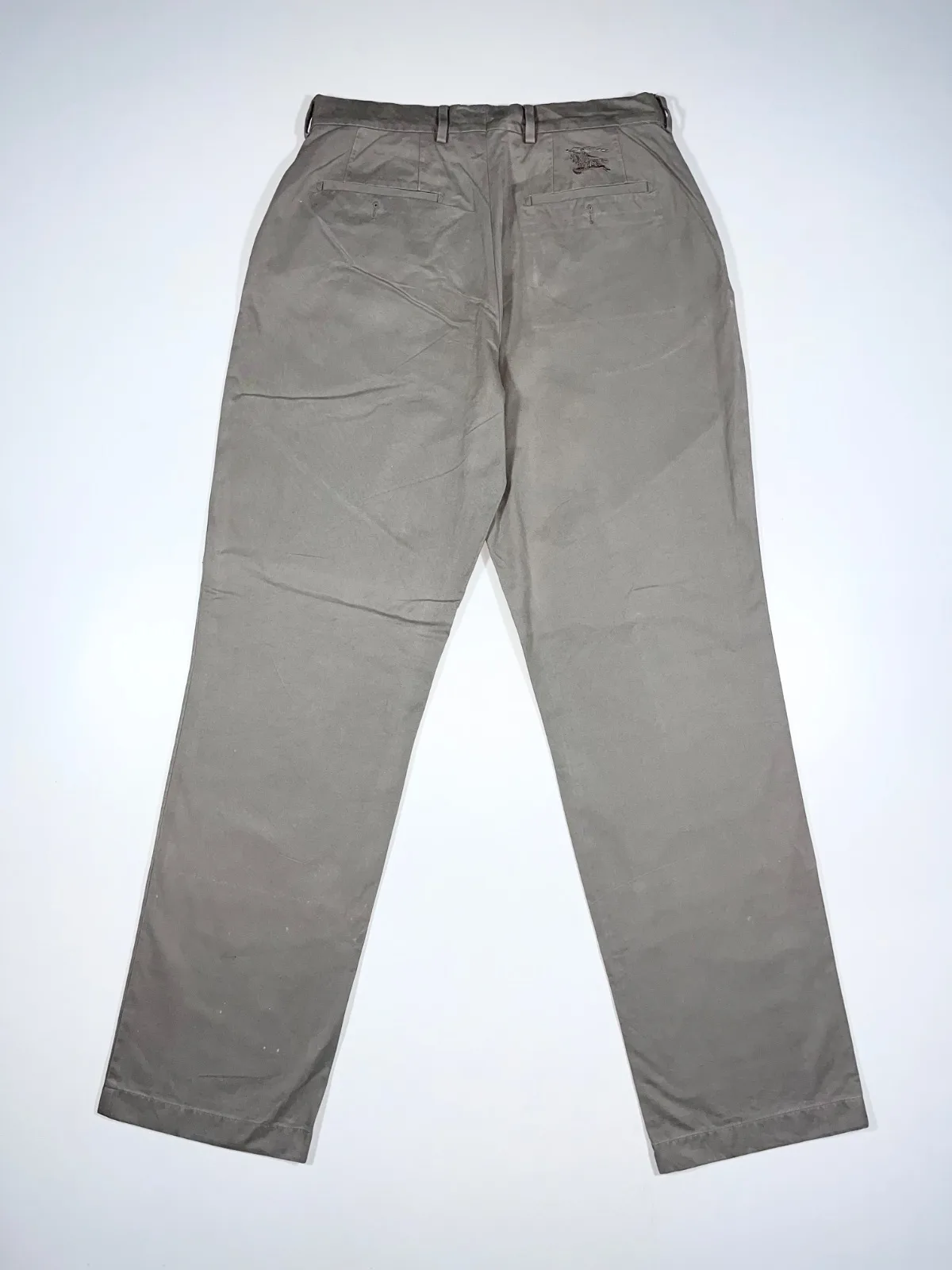 Burberry London Relax Fit Vintage Cotton Trousers — photo 7