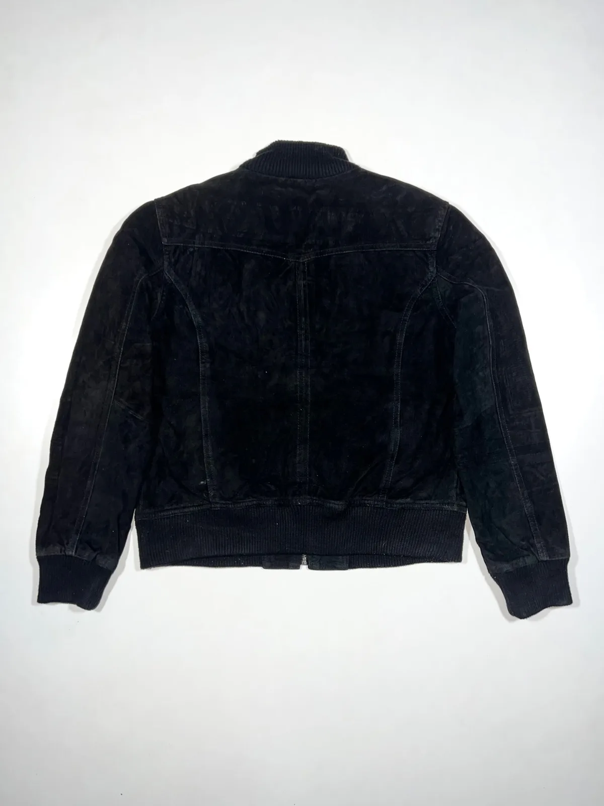 Vintage Sued Leather Utility Jacket — photo 4