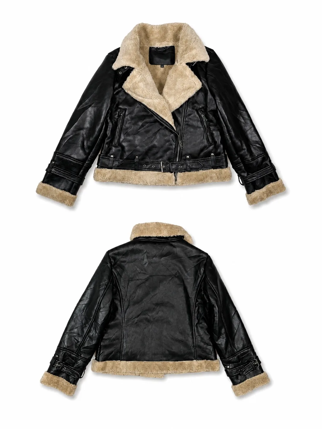 Vintage Premium Faux Leather Jacket — photo 5