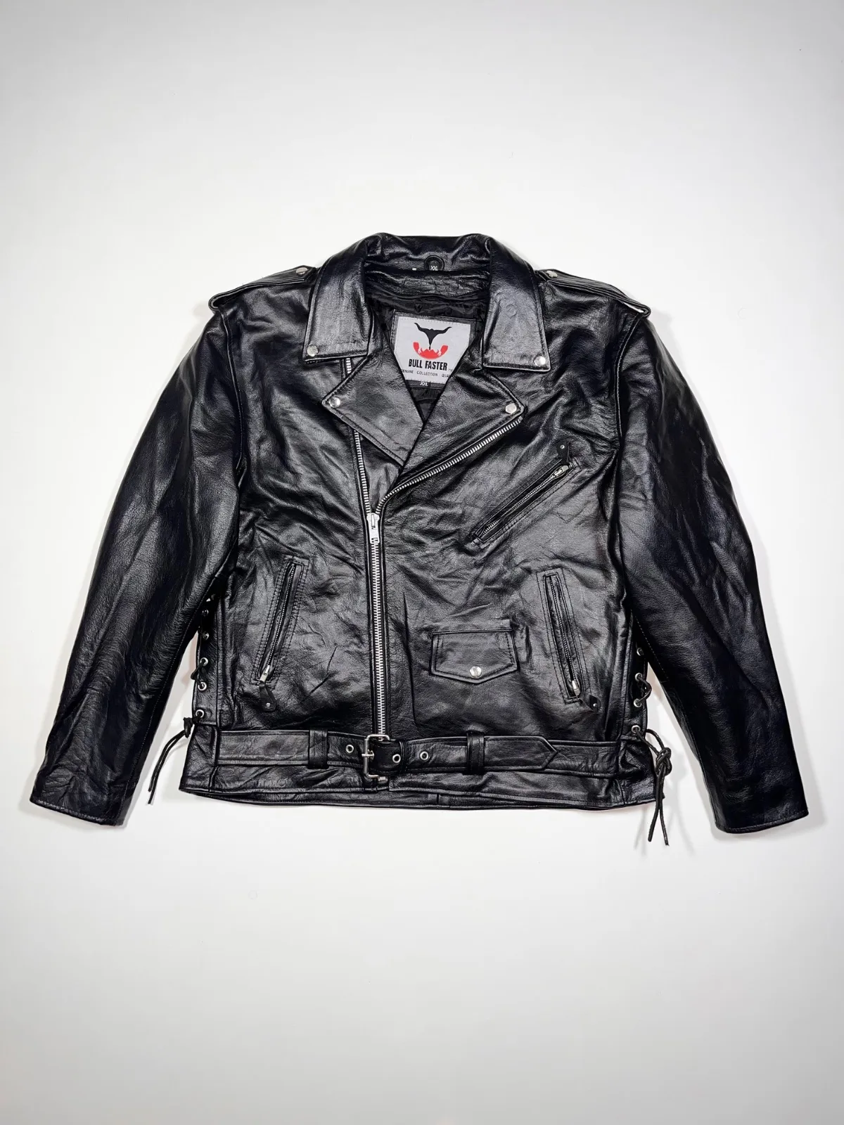 Bull Fasters Heavy Leather Riding Jacket