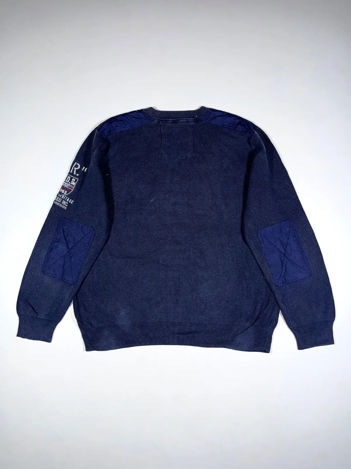 Vintage Camp David Blue Crewneck Knit Sweater – 1963 Aviation Graphic — photo 4