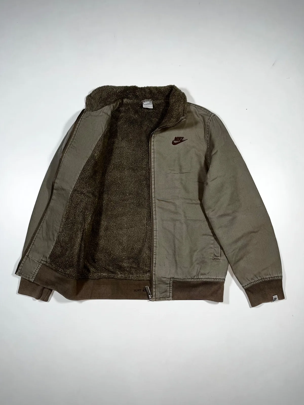 Vintage Nike Hard Cotton Inner Fleece Jacket — photo 3