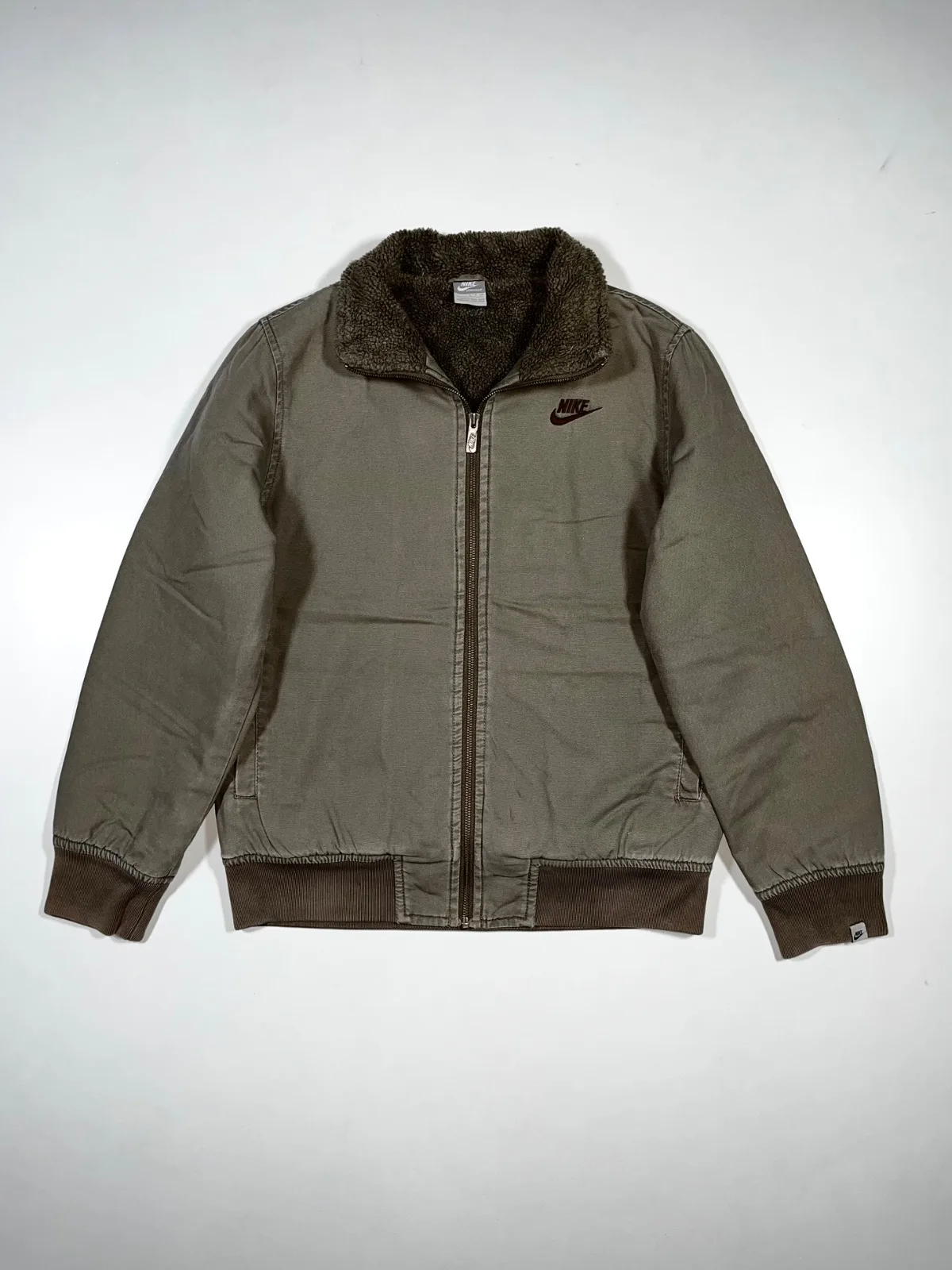 Vintage Nike Hard Cotton Inner Fleece Jacket
