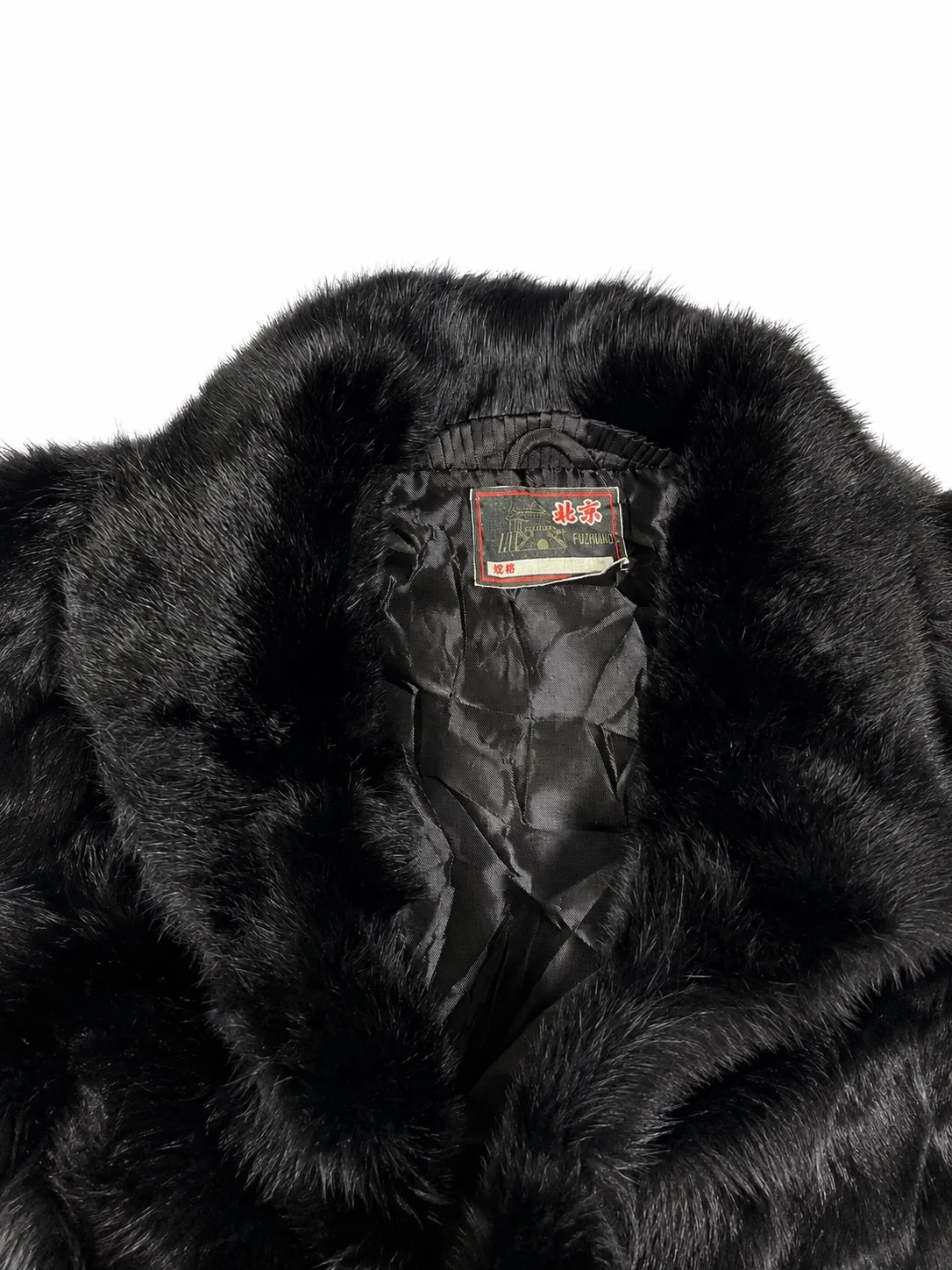 Beijng Original Black Rabbit Fur Coat — photo 3