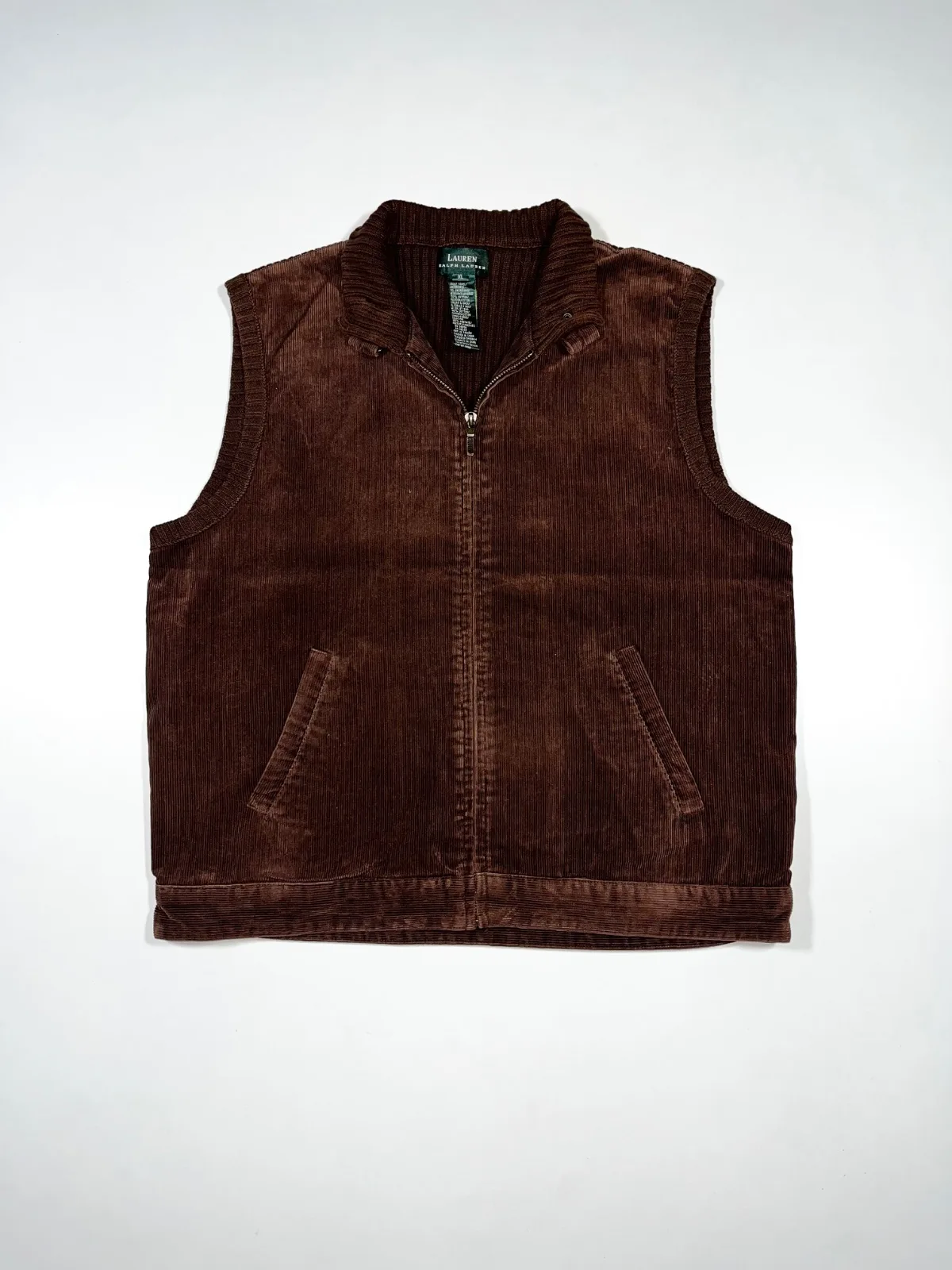 Polo Ralph Lauren Corduroy And Back Woollen Vest