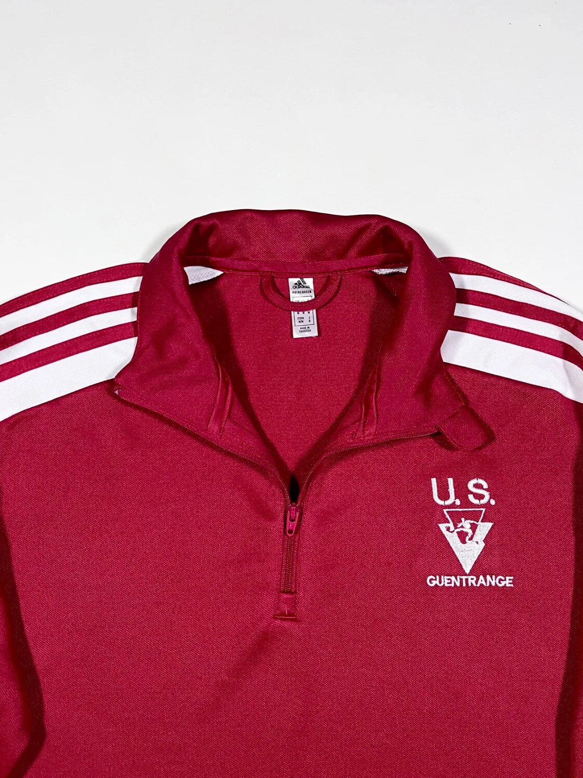 Vintage Adidas Quarter Zipper T-shirt — photo 2