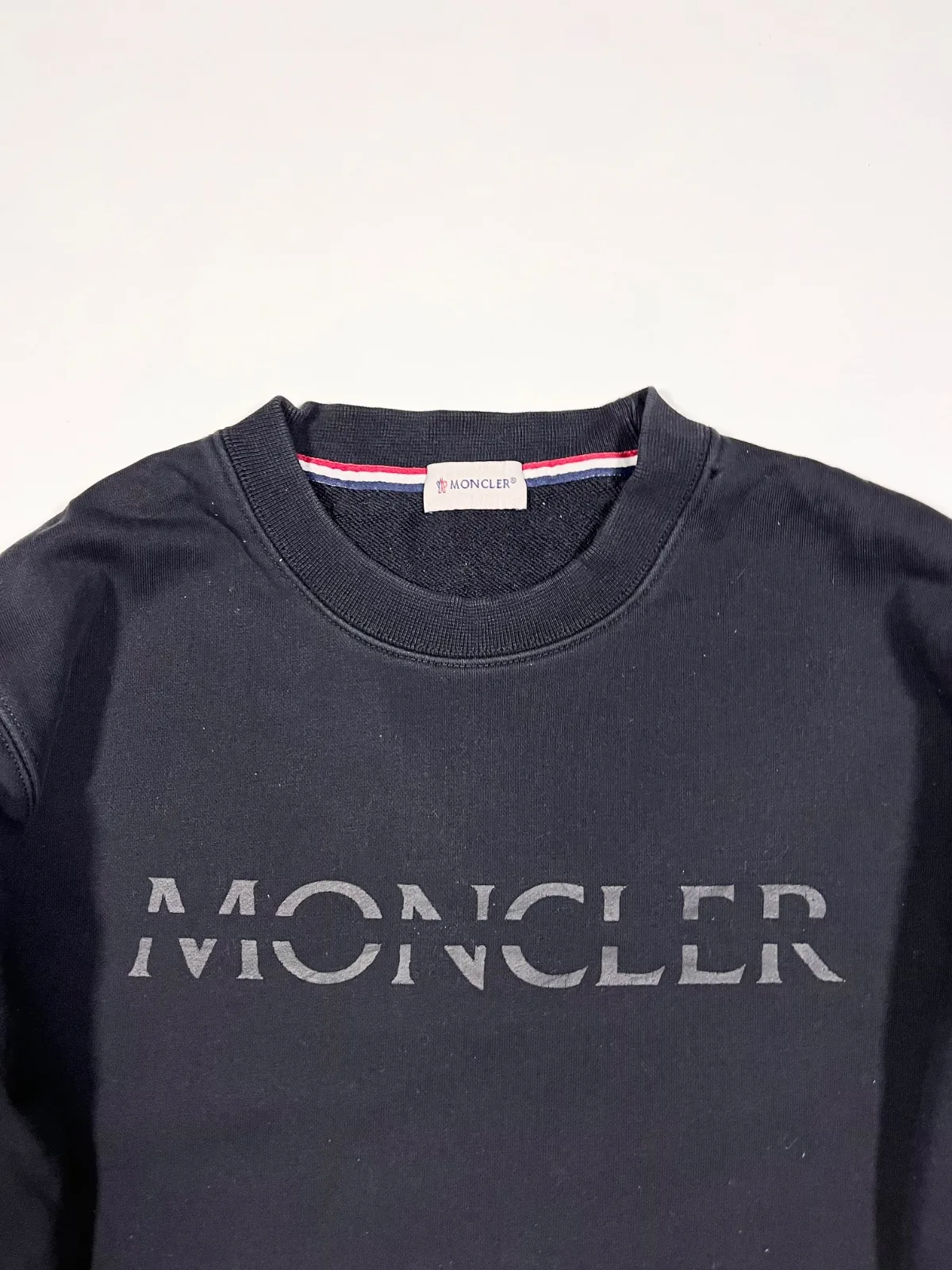 Moncler Man’s Black Crewneck Sweatshirt — photo 2