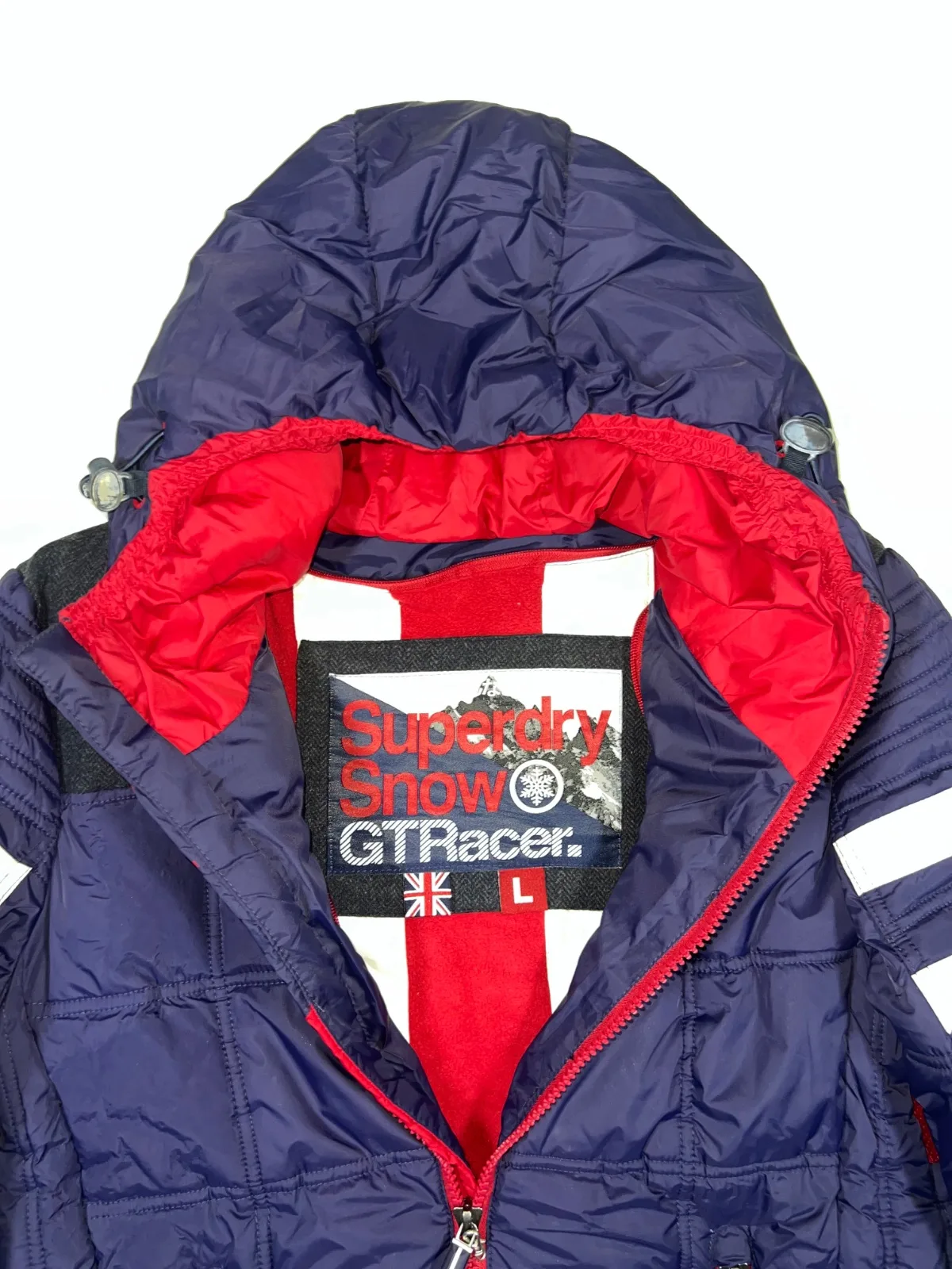 Vintage Superdry GTR Racer Snow Puffer Jacket — photo 2
