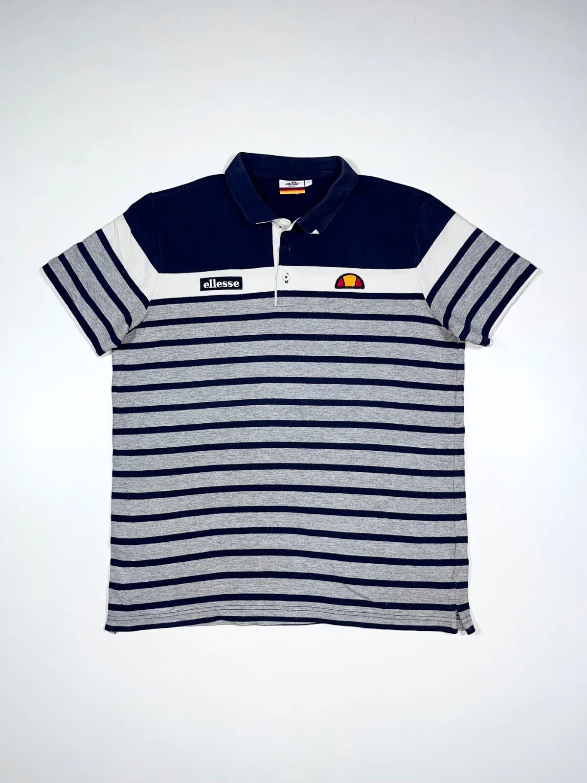 Ellesse Striped Polo T-shirt