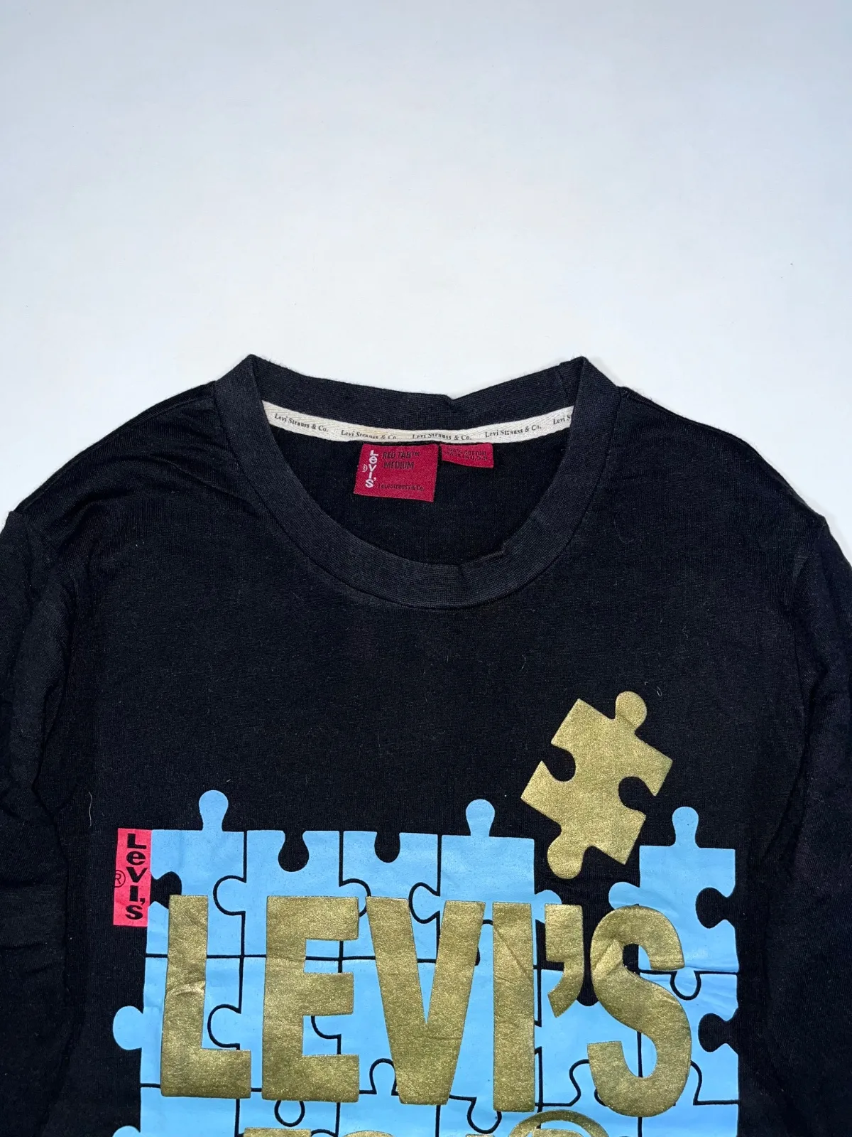 Vintage Levi’s Puzzle Printed T-shirt — photo 2