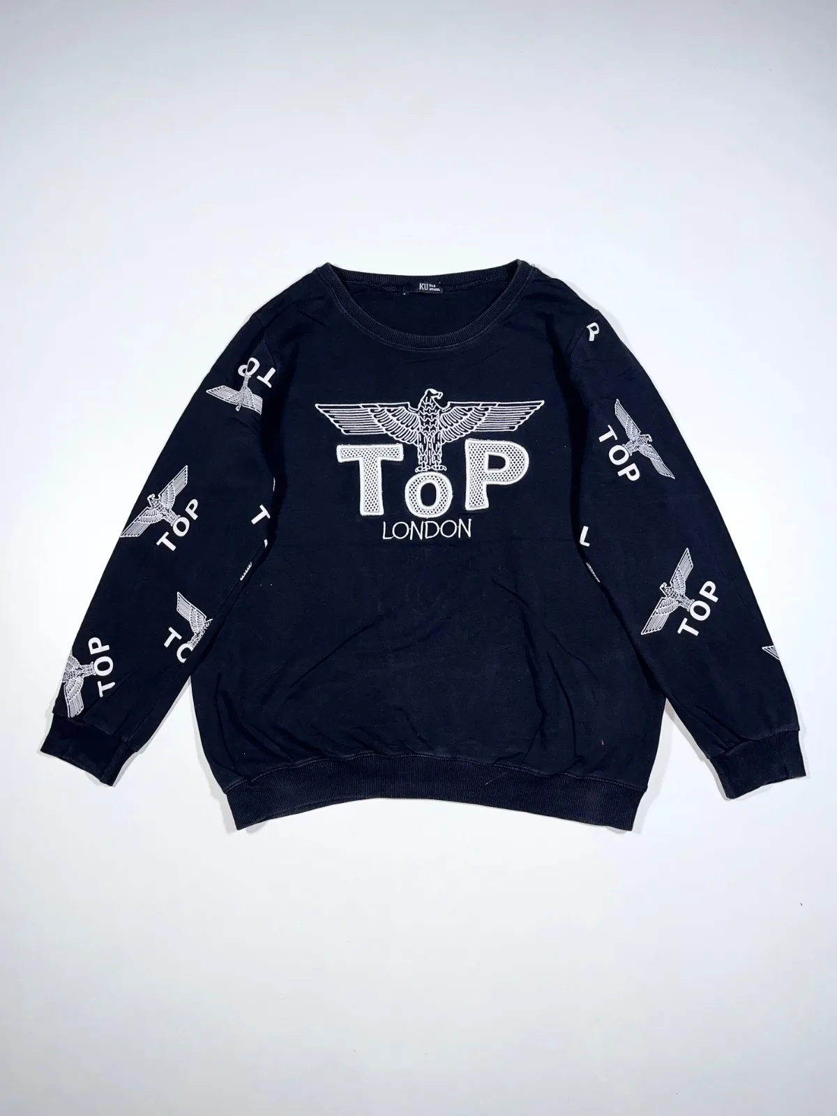 Vintage Y2K Eagle Embroidered Sweatshirt
