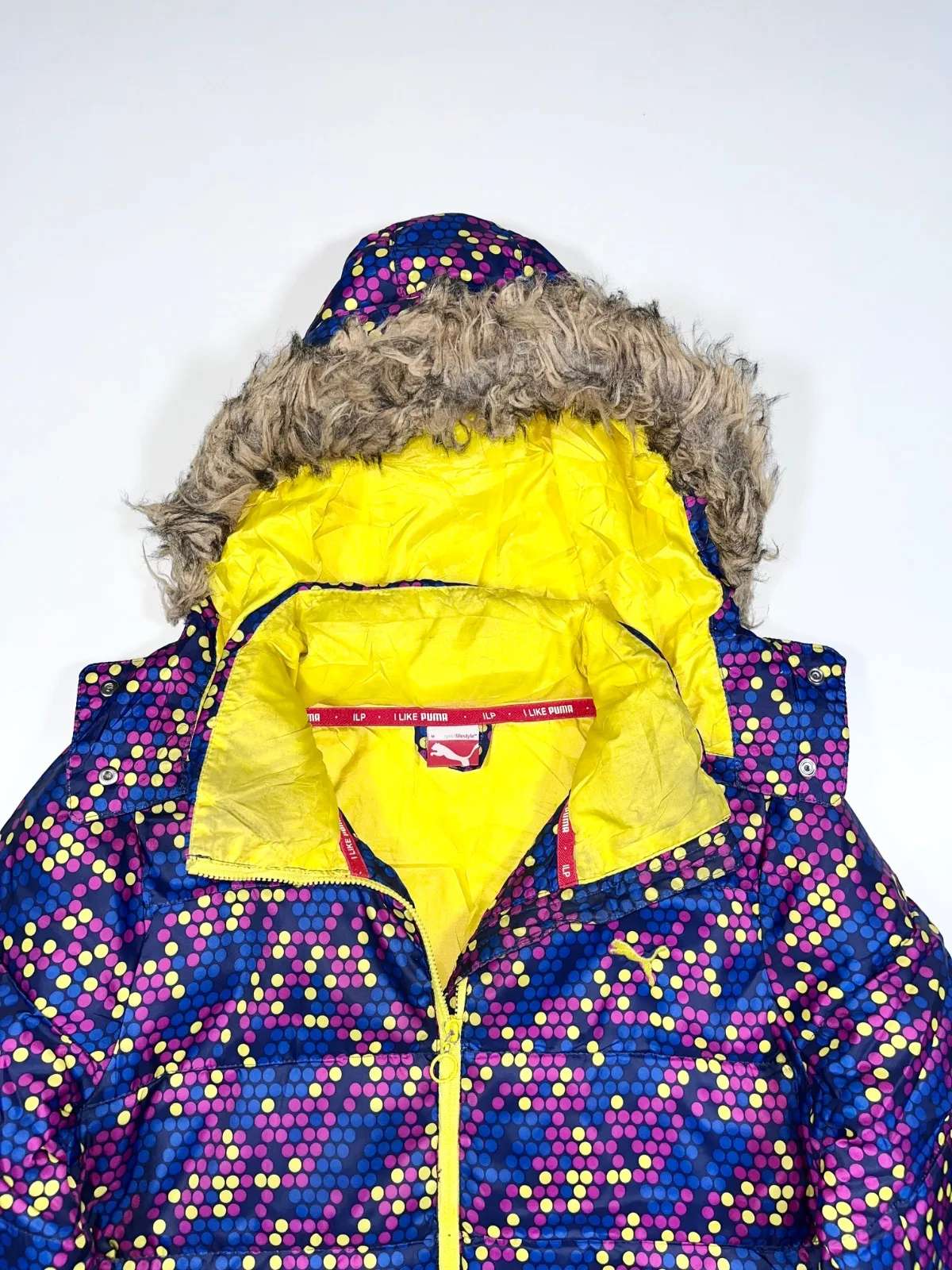 Puma’s Down Feather Puffer Jacket With Detachable Fur Cap — photo 2
