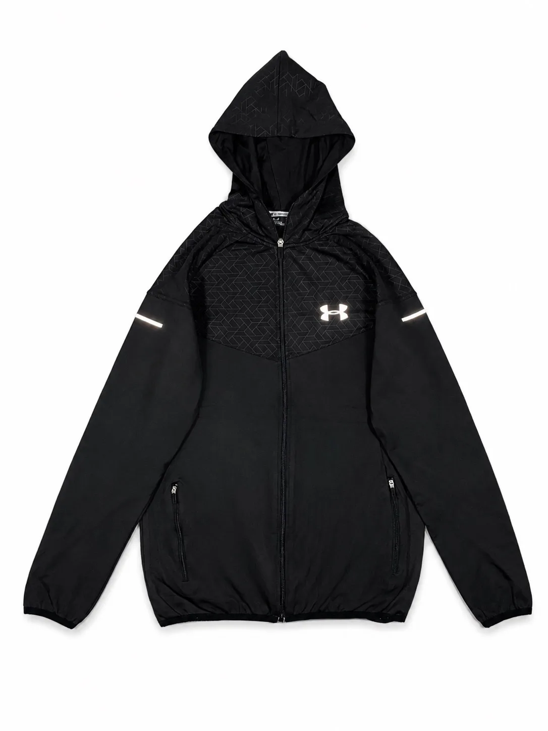 Vintage Under Armour Zip-Up Hooded Jacket