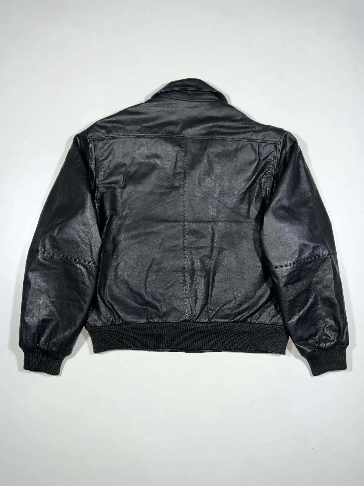 Vintage Members Only Leather Jacket — photo 4