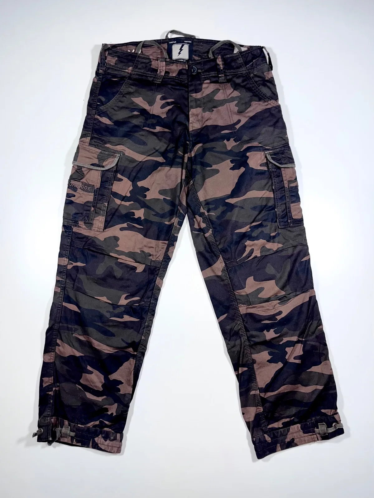 John Doe 1969 Limited Edition Camo Cargo Motorcycle Pants (Paded)