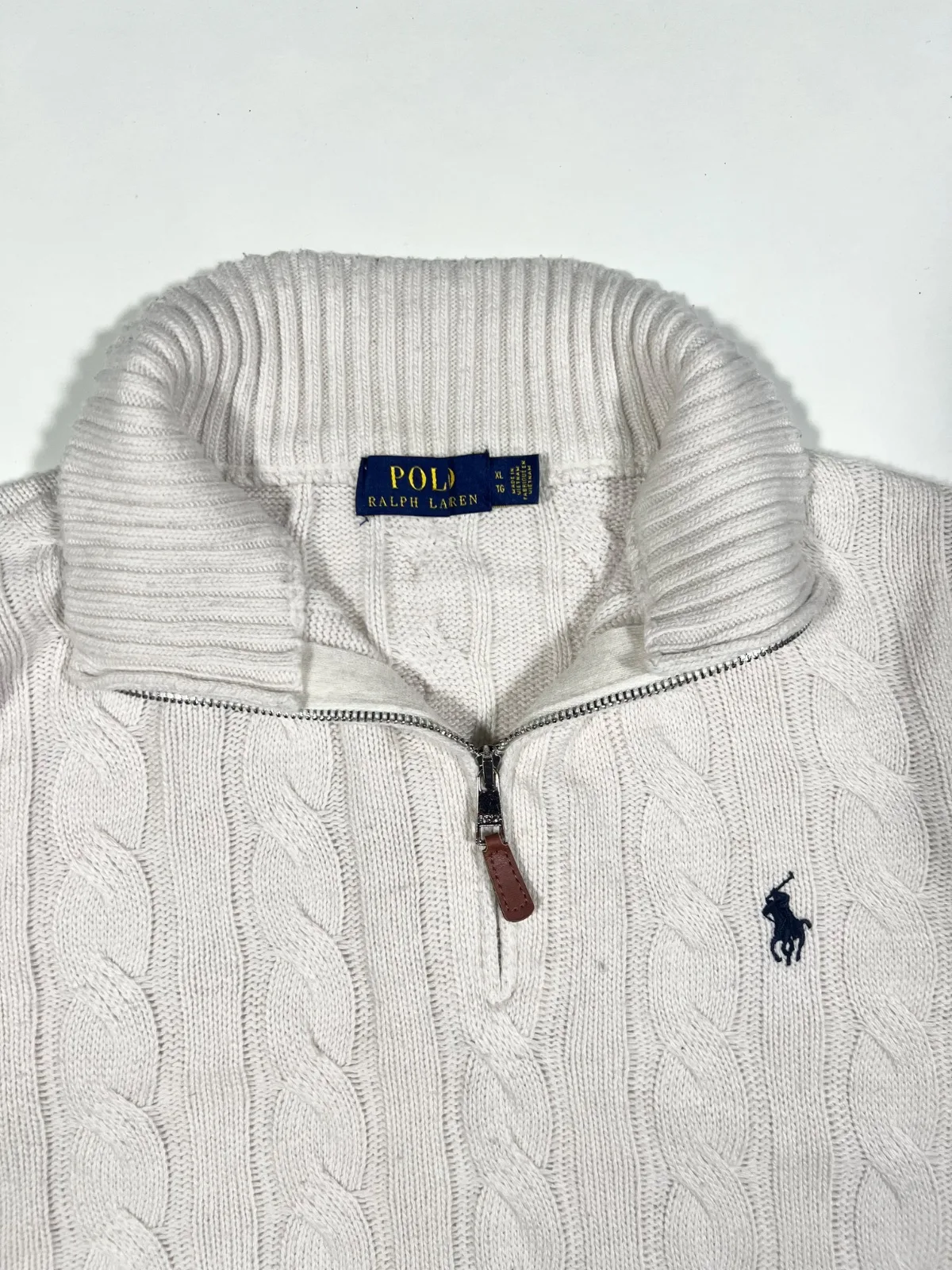 Polo Ralph Lauren Kable Knitted Quarter Zipper Pullover — photo 2